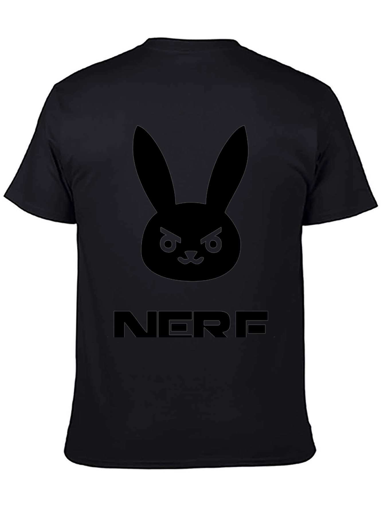 Nerf D.Va Overwatch T-Shirt Black Graphic Tee