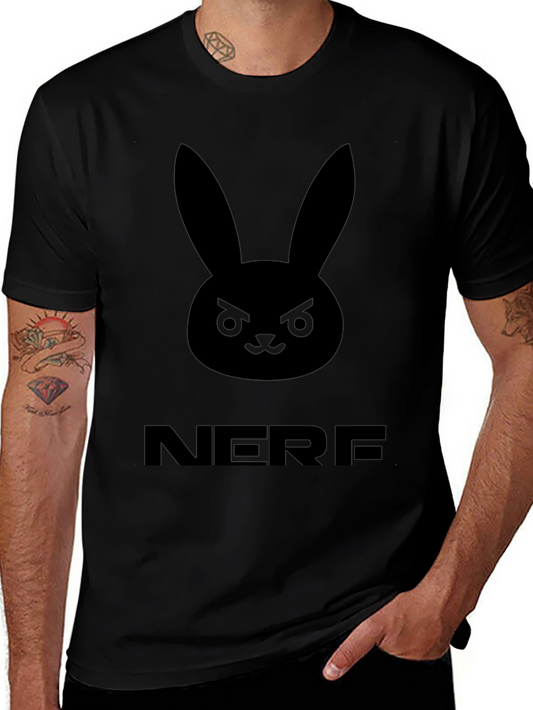 Nerf D.Va Overwatch T-Shirt Black Graphic Tee