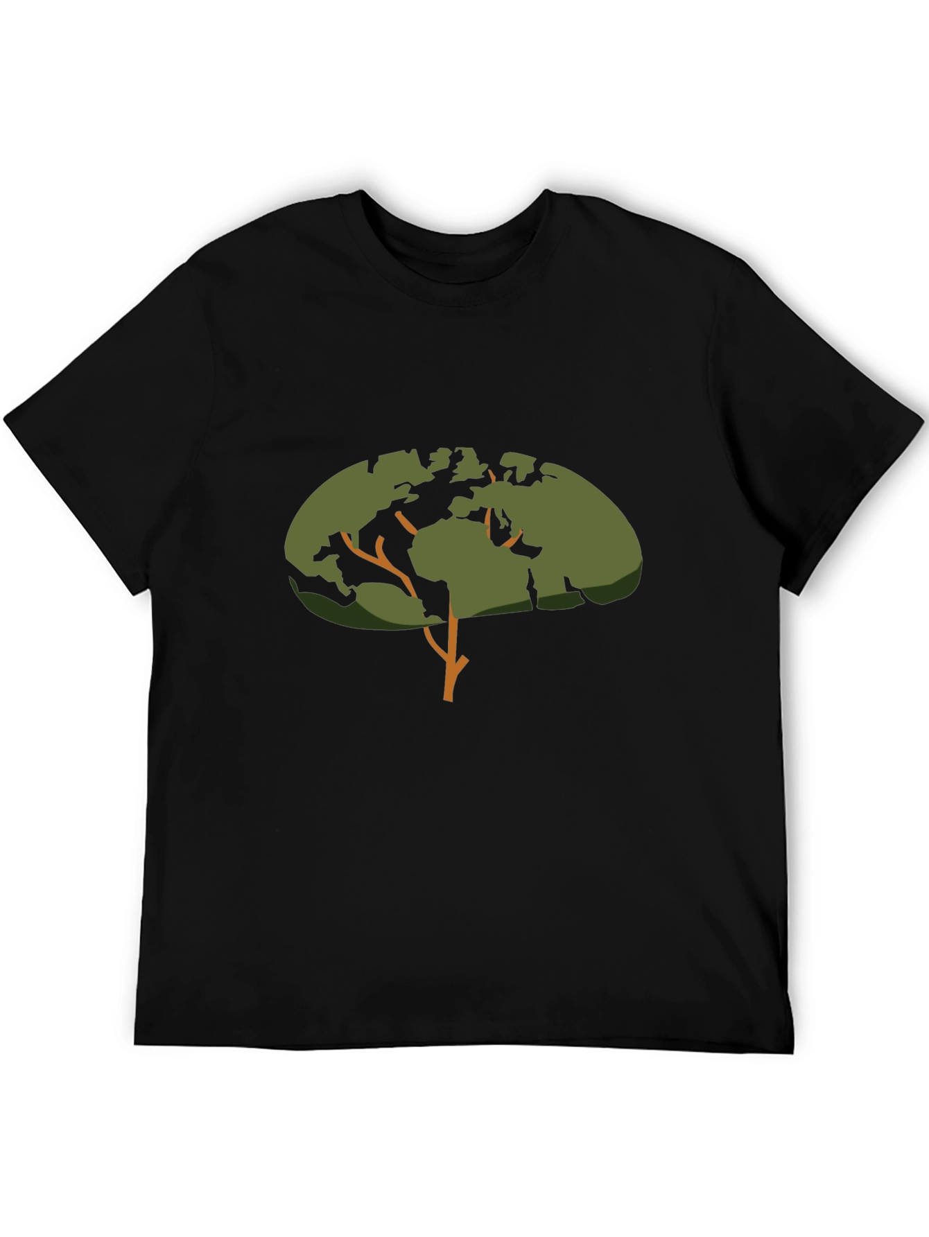 Earth Tree Graphic Tee - Black T-Shirt