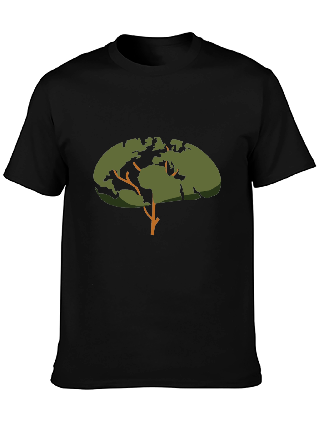 Earth Tree Graphic Tee - Black T-Shirt