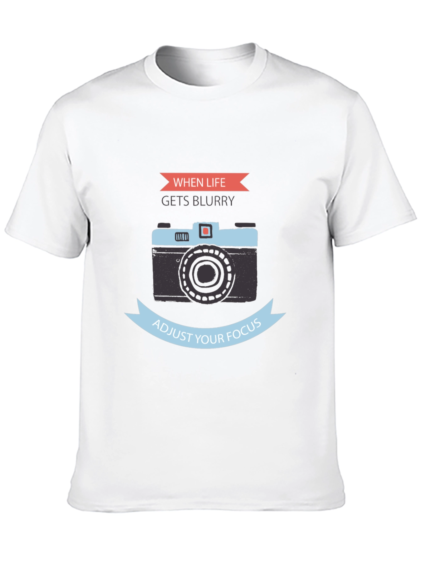 When Life Gets Blurry Camera Graphic T-Shirt