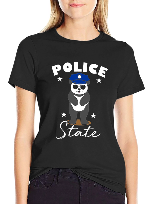 Police Panda State T-Shirt