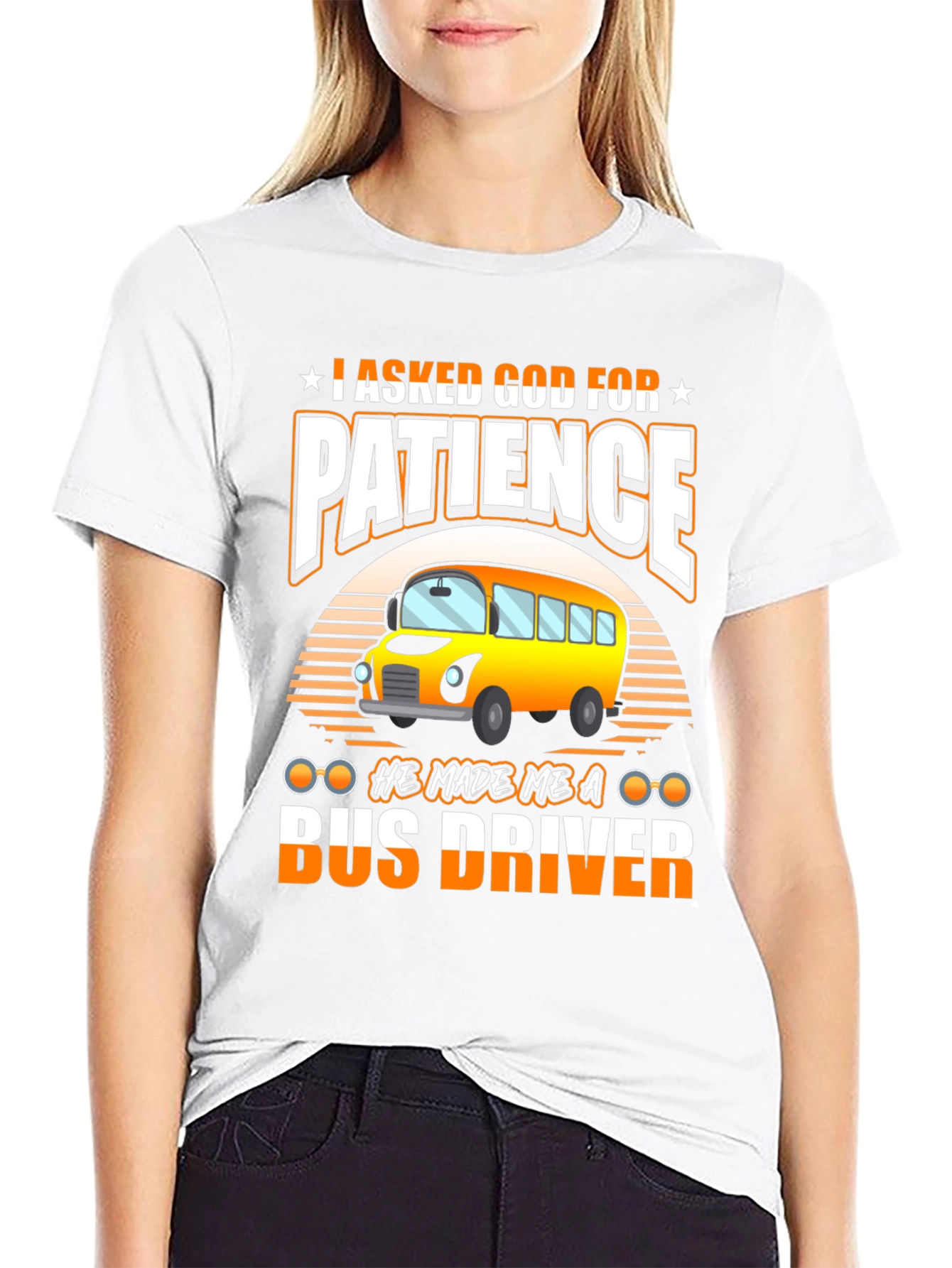 Funny Bus Driver T-Shirt - Patience Required!