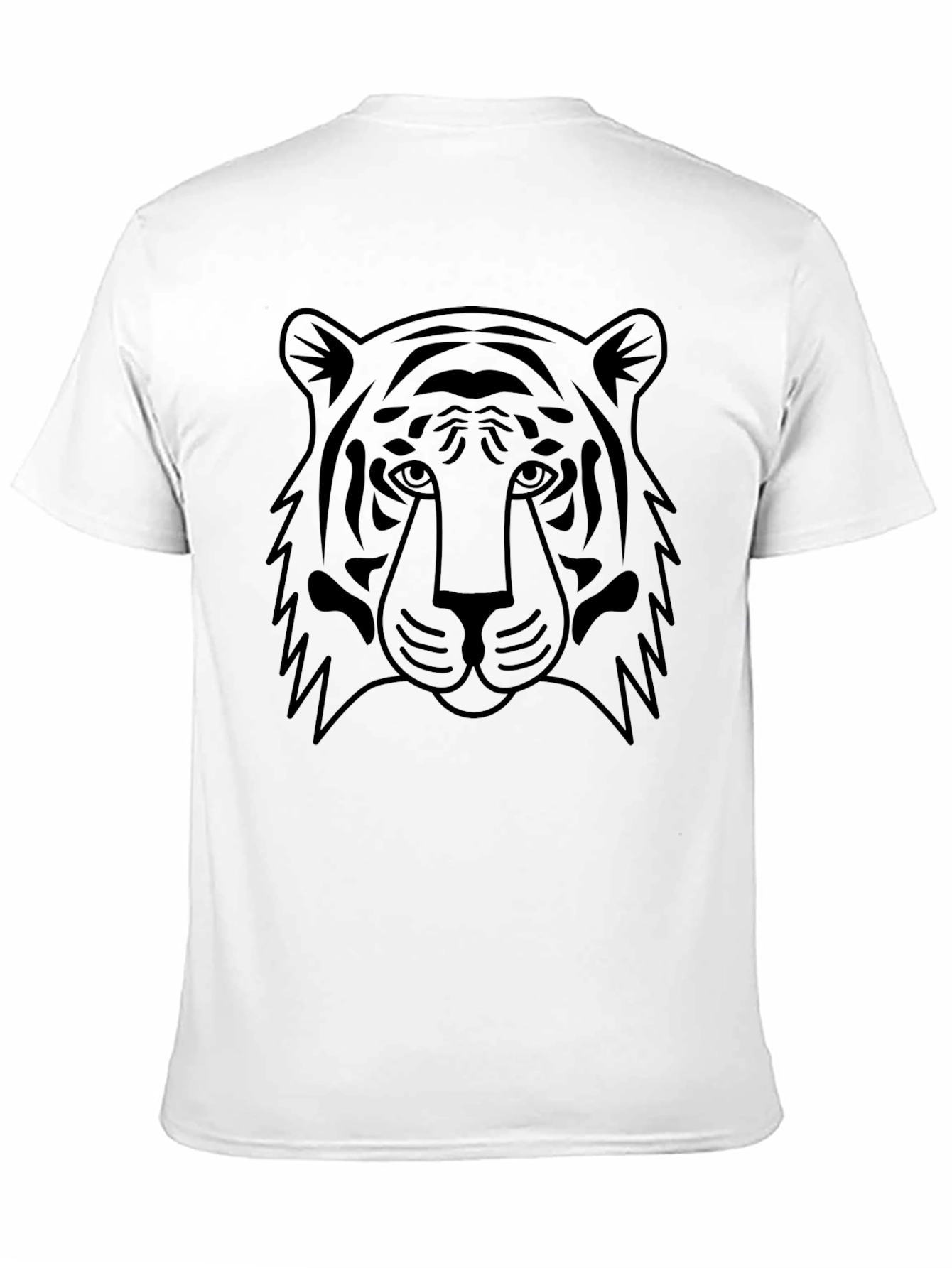 Black Tiger Graphic Tee - Mens Casual Style