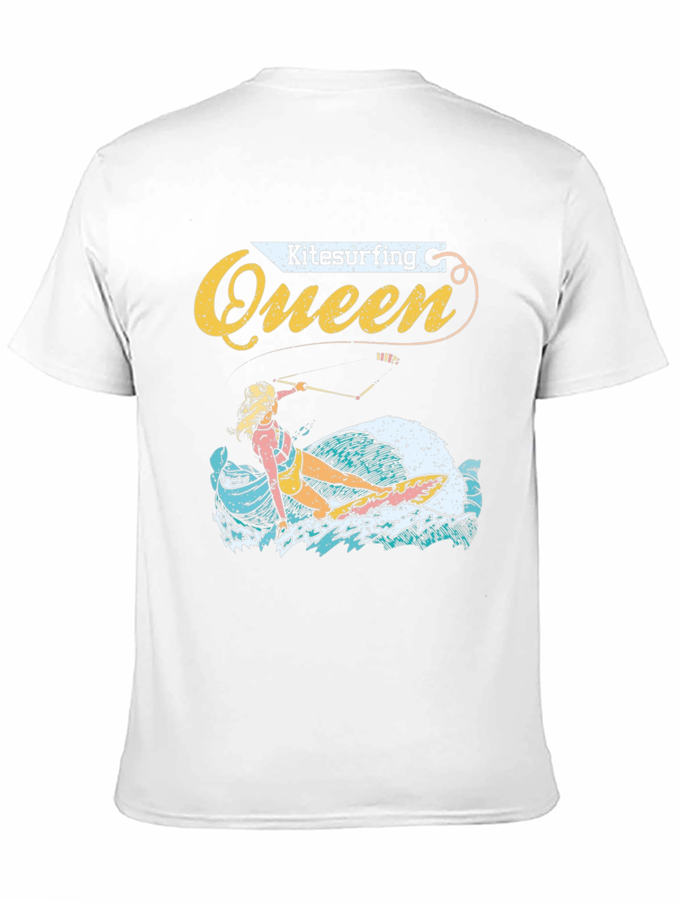 Kitesurfing Queen Graphic Tee - Black Unisex T-Shirt