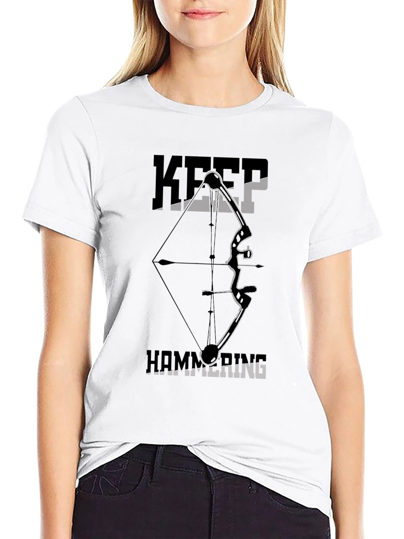 Keep Hammering Bow Hunting T-Shirt