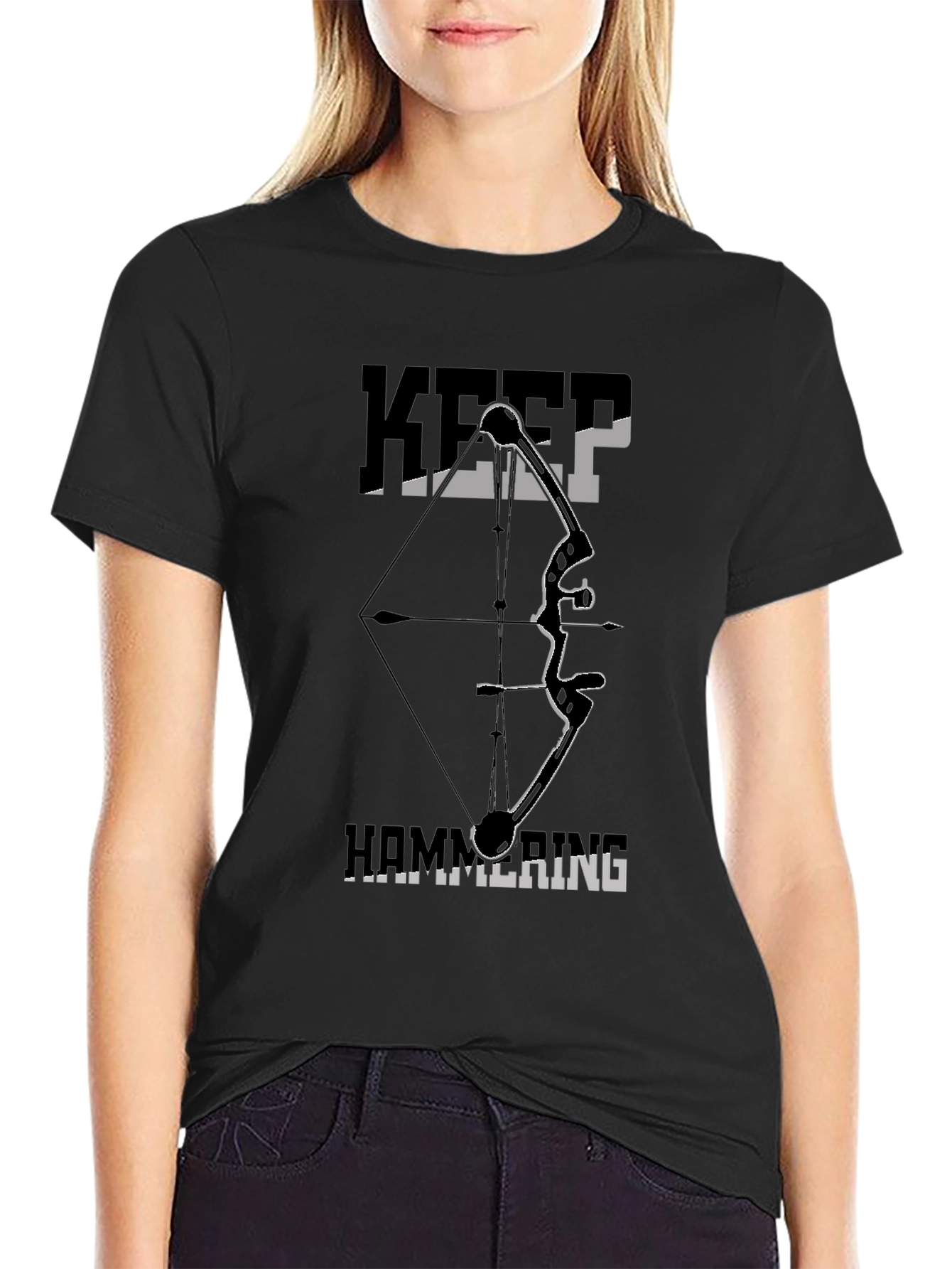 Keep Hammering Bow Hunting T-Shirt
