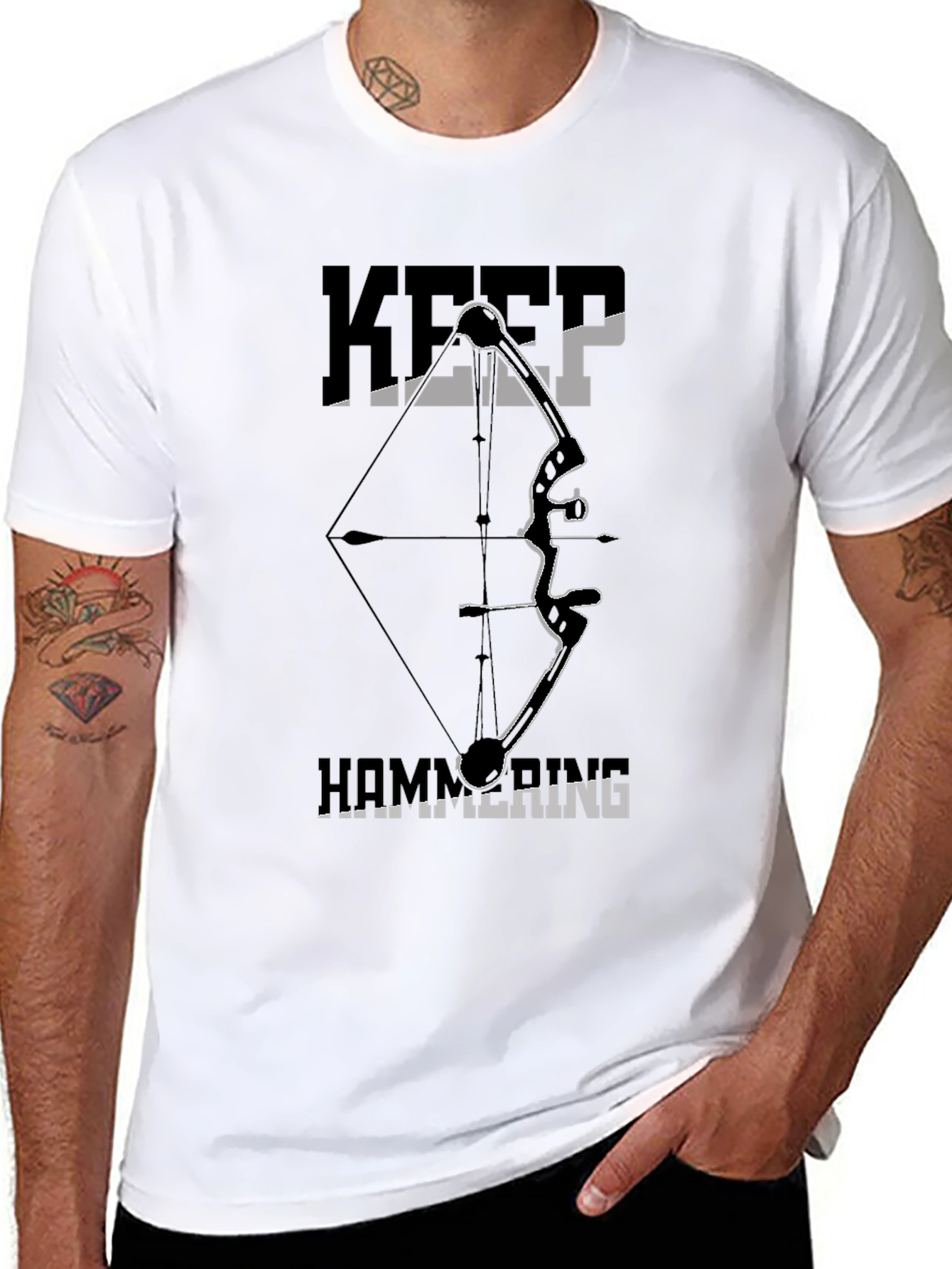 Keep Hammering Bow Hunting T-Shirt