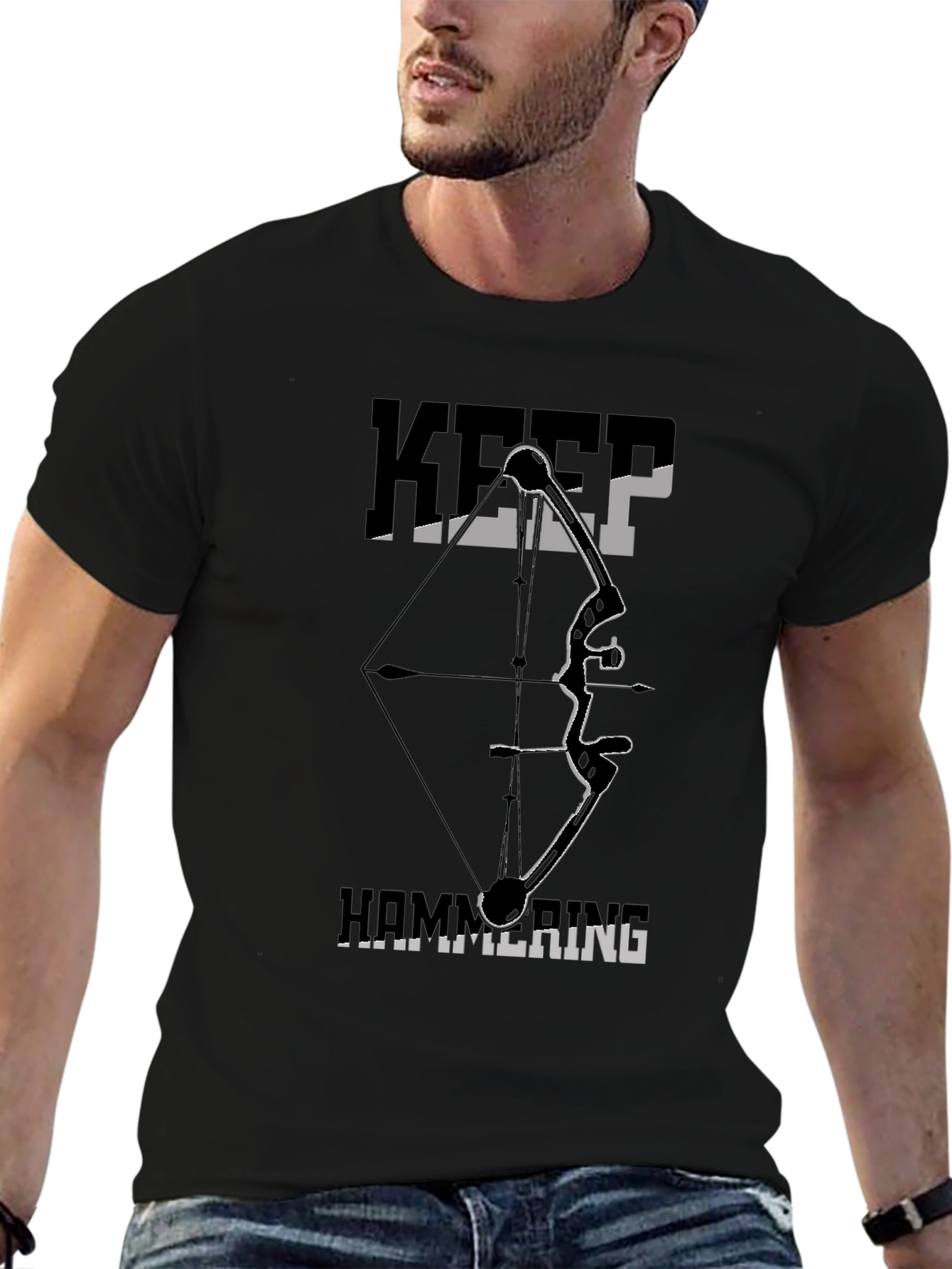 Keep Hammering Bow Hunting T-Shirt