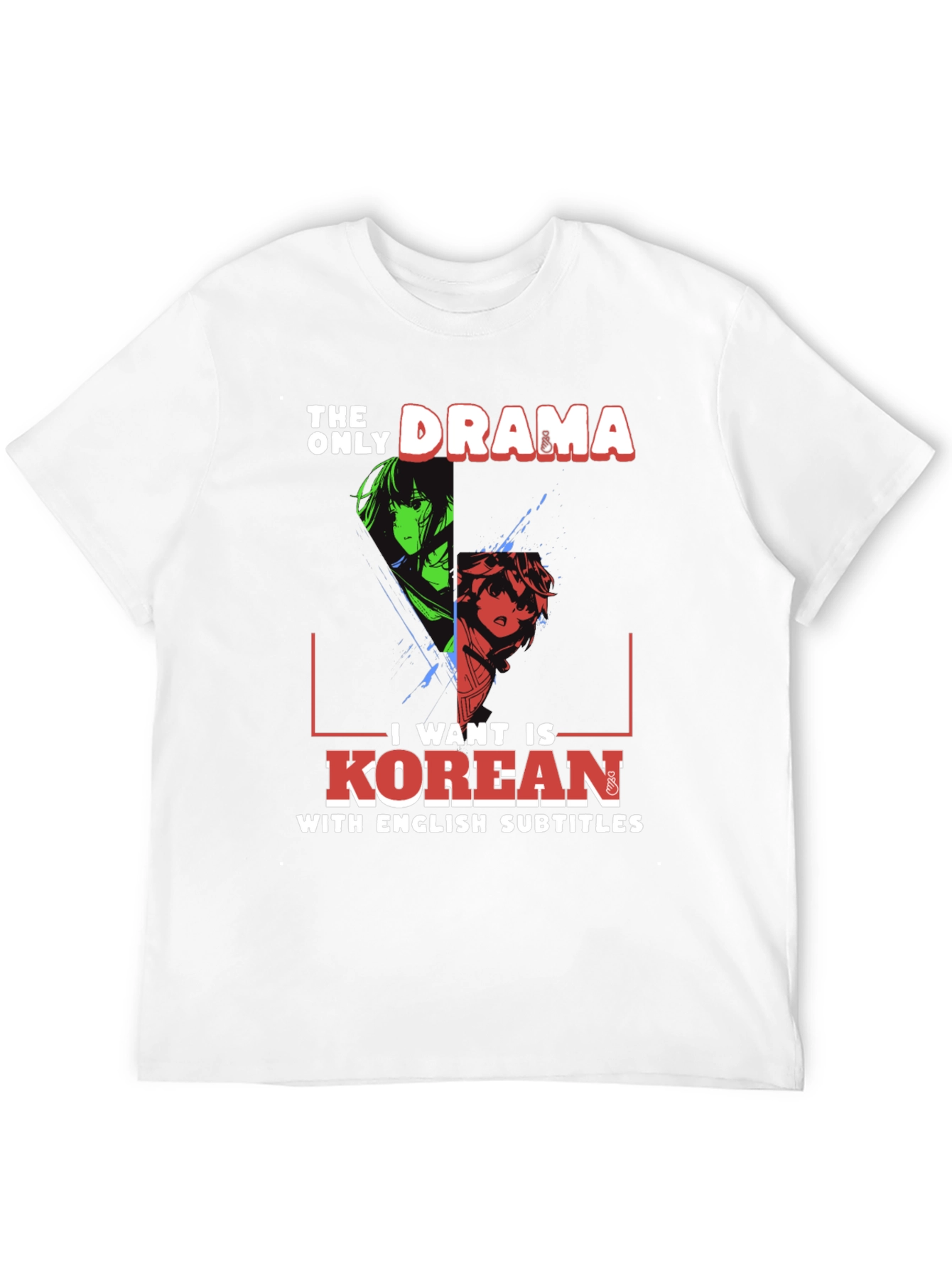 Korean Drama T-Shirt - English Subtitles Anime Tee