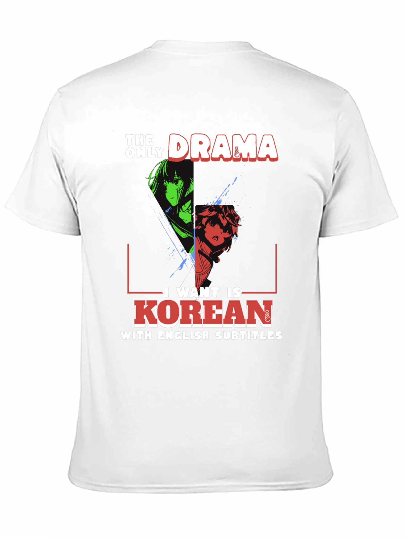 Korean Drama T-Shirt - English Subtitles Anime Tee