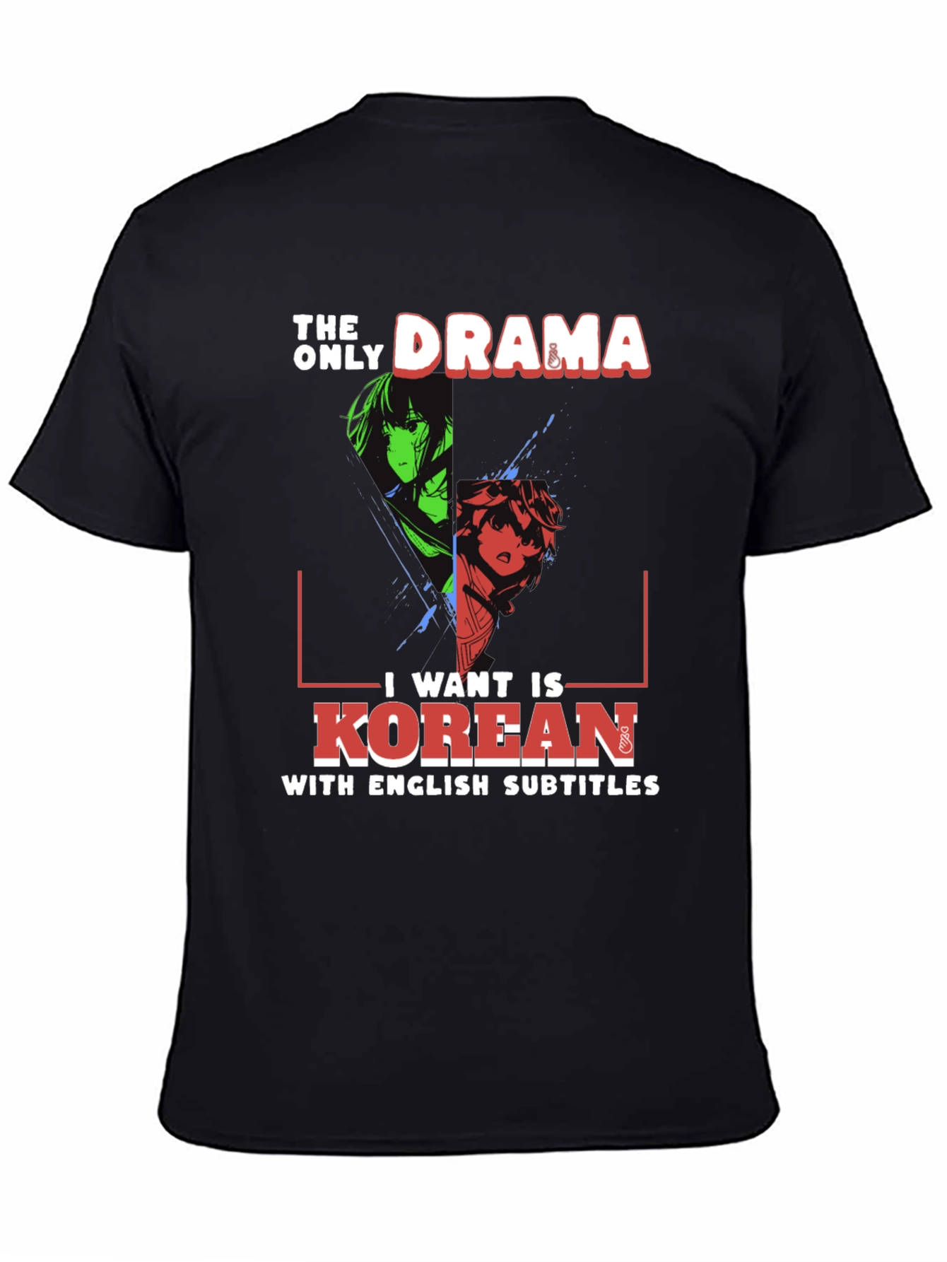 Korean Drama T-Shirt - English Subtitles Anime Tee
