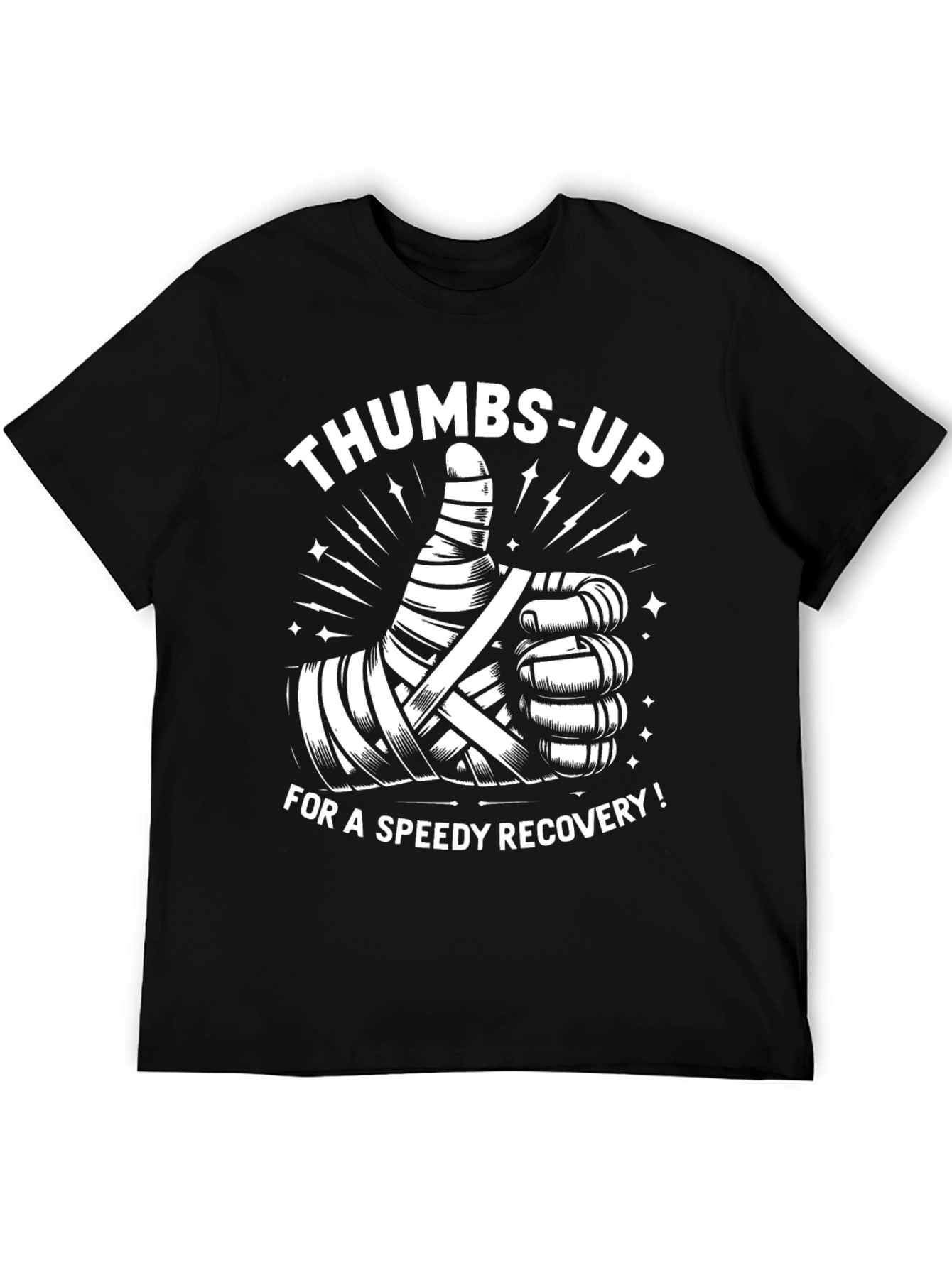 Thumbs Up Speedy Recovery Graphic T-Shirt