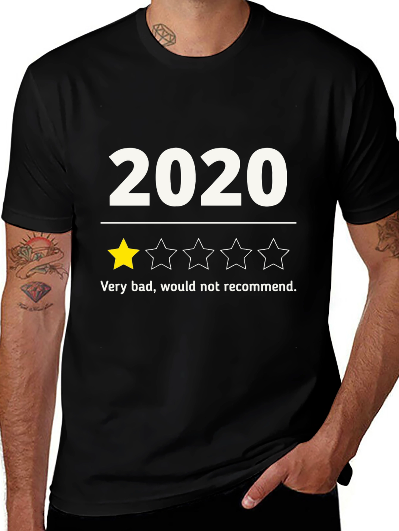 2020 One Star Review Graphic T-Shirt