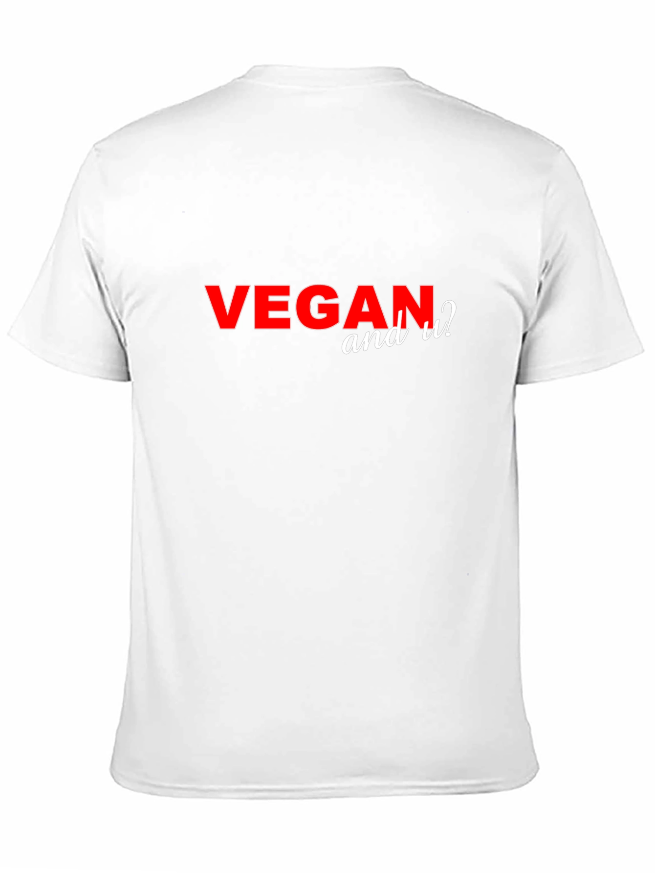 Vegan and U? Black Graphic T-Shirt