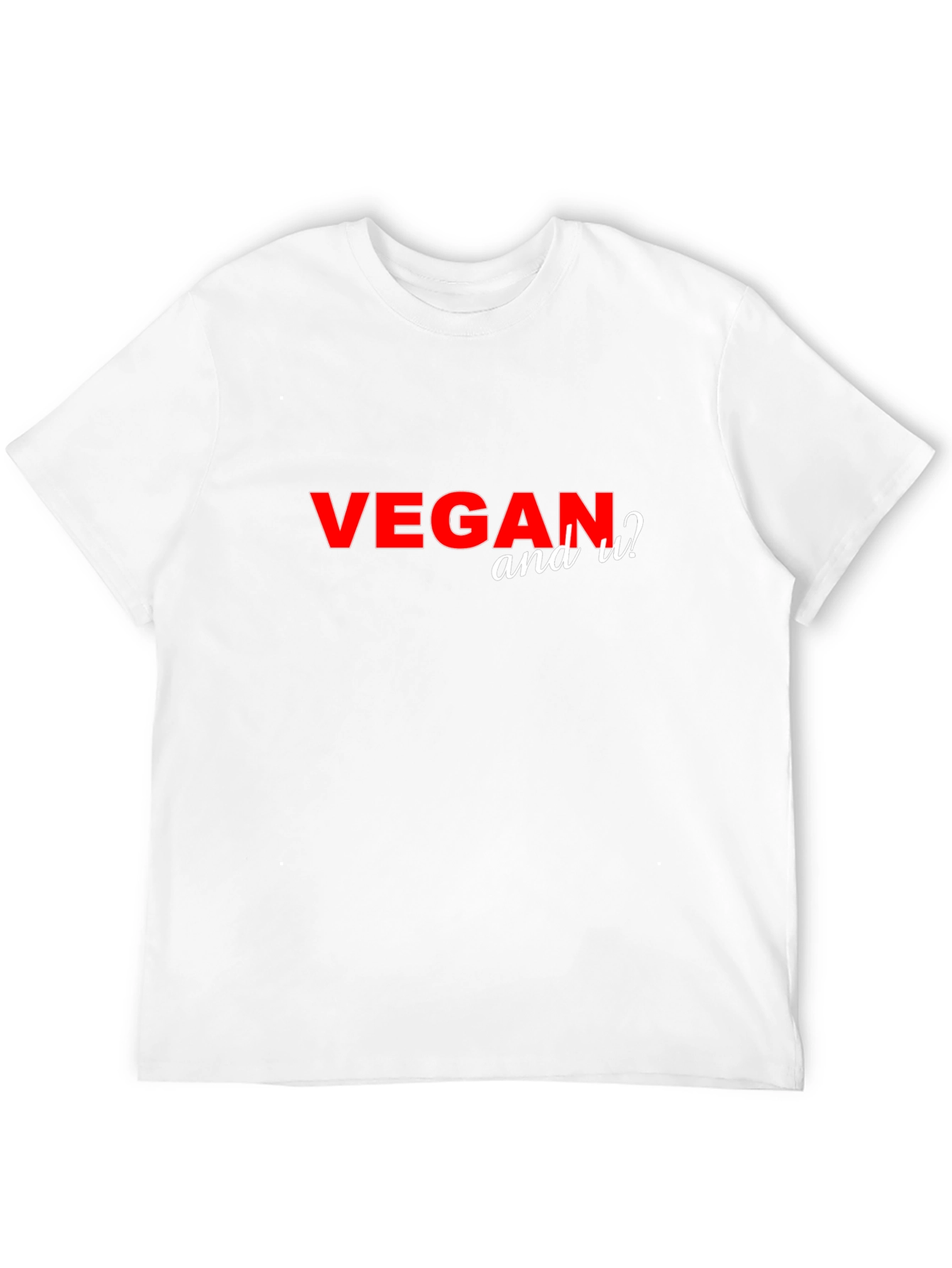 Vegan and U? Black Graphic T-Shirt