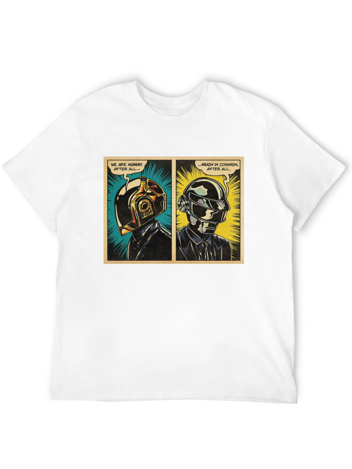 Daft Punk Comic T-Shirt - Human After All Tee