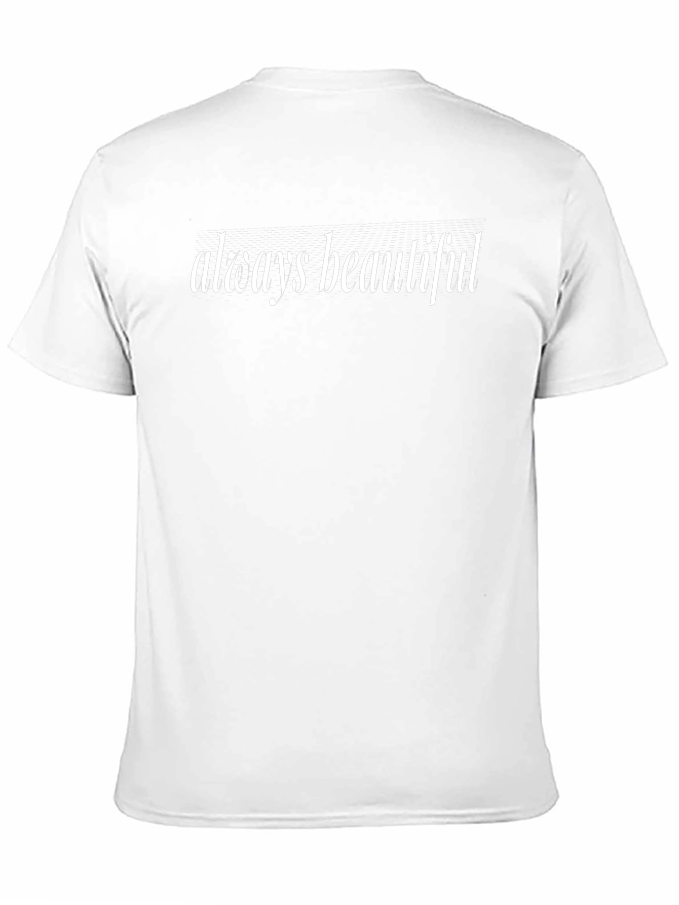 Always Beautiful Black Graphic Tee