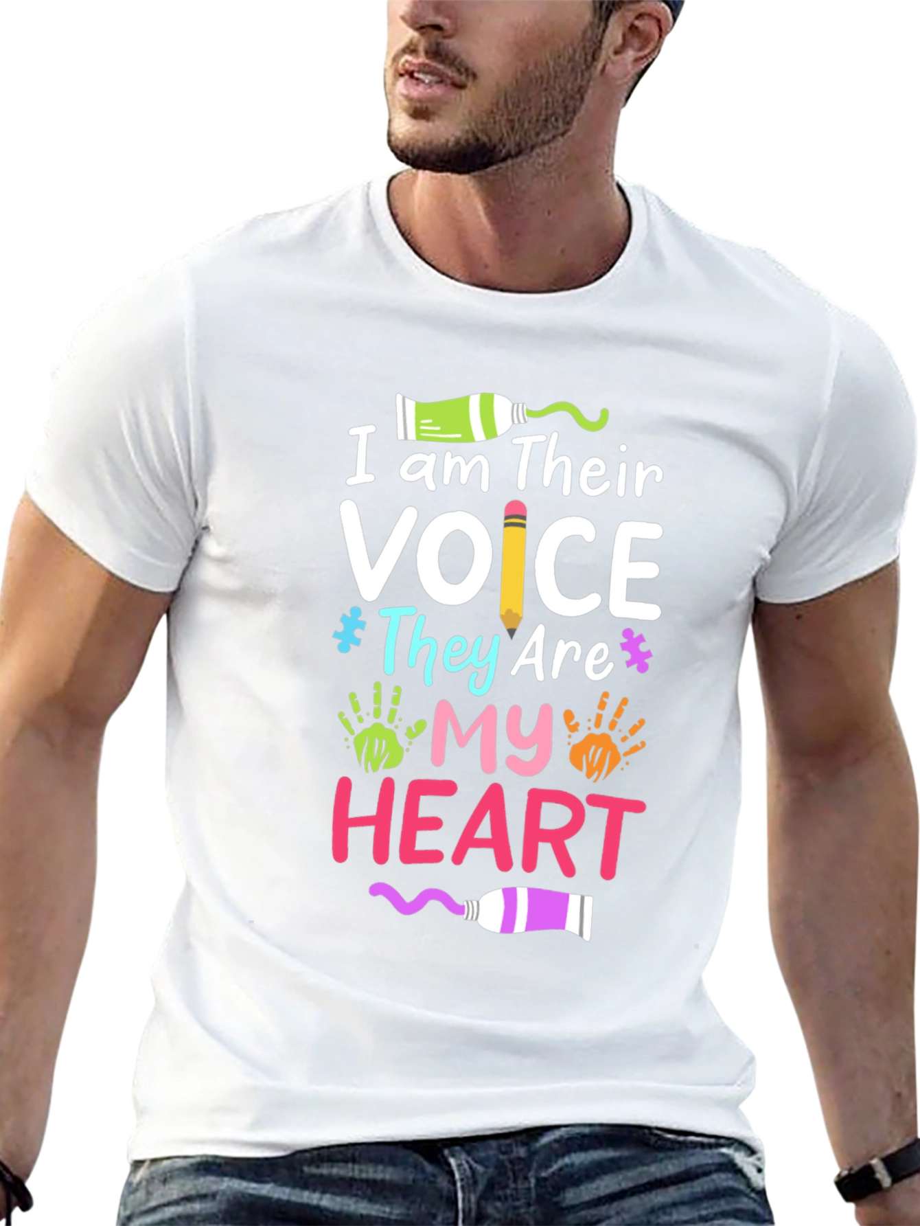 I Am Their Voice Autism Awareness T-Shirt