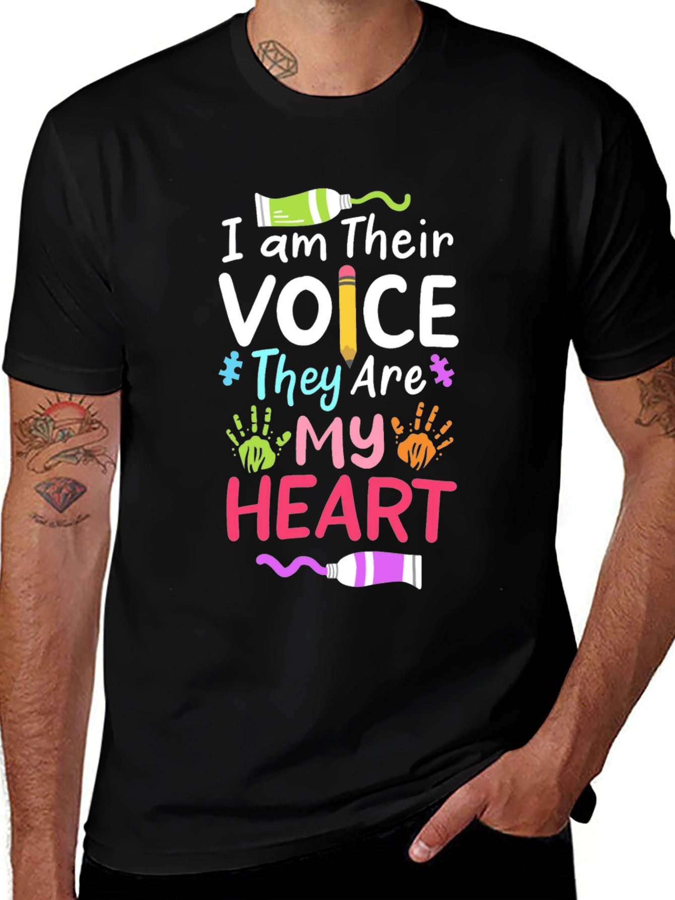 I Am Their Voice Autism Awareness T-Shirt