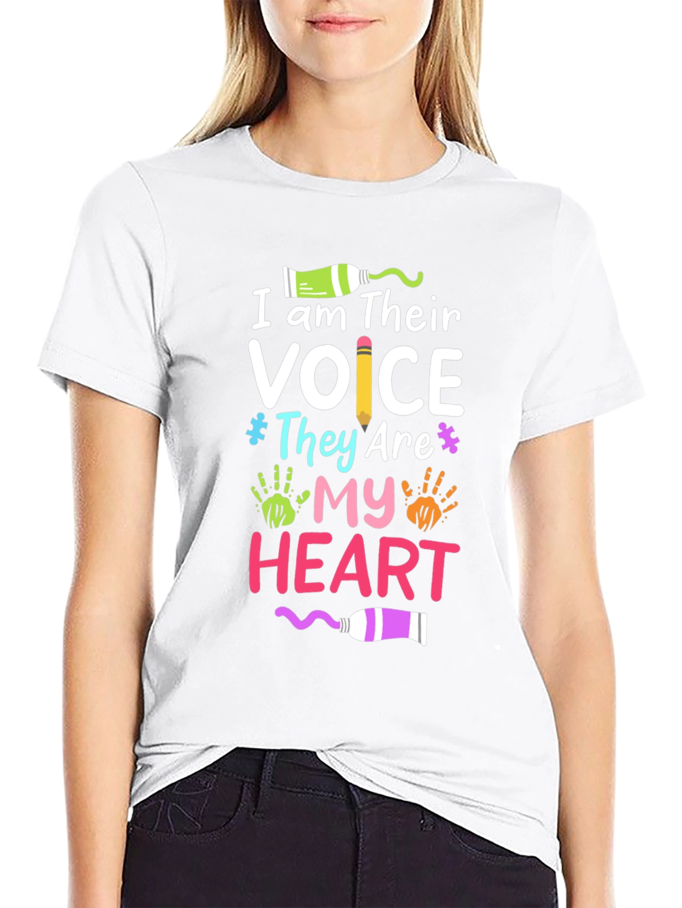 I Am Their Voice Autism Awareness T-Shirt
