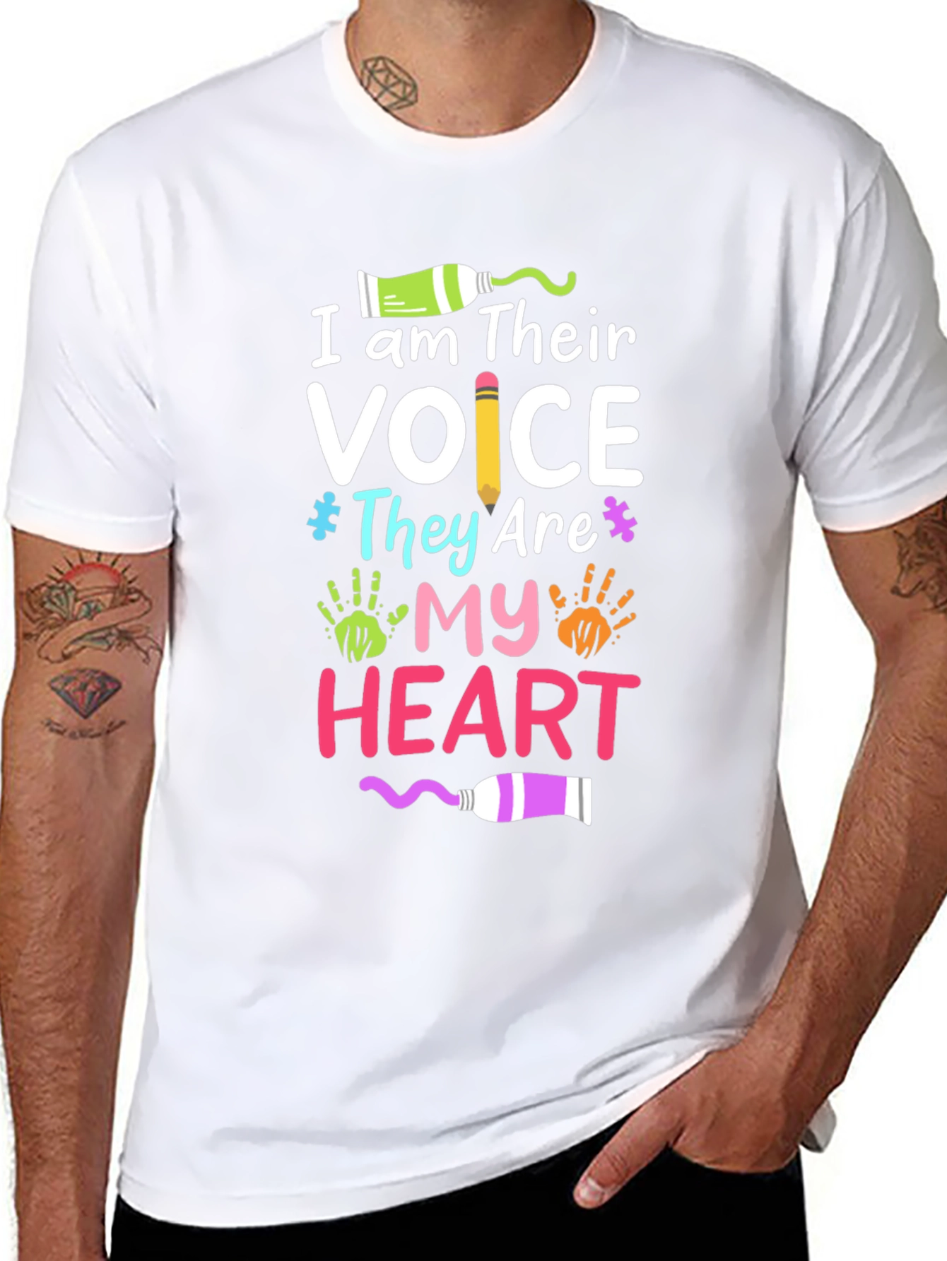 I Am Their Voice Autism Awareness T-Shirt