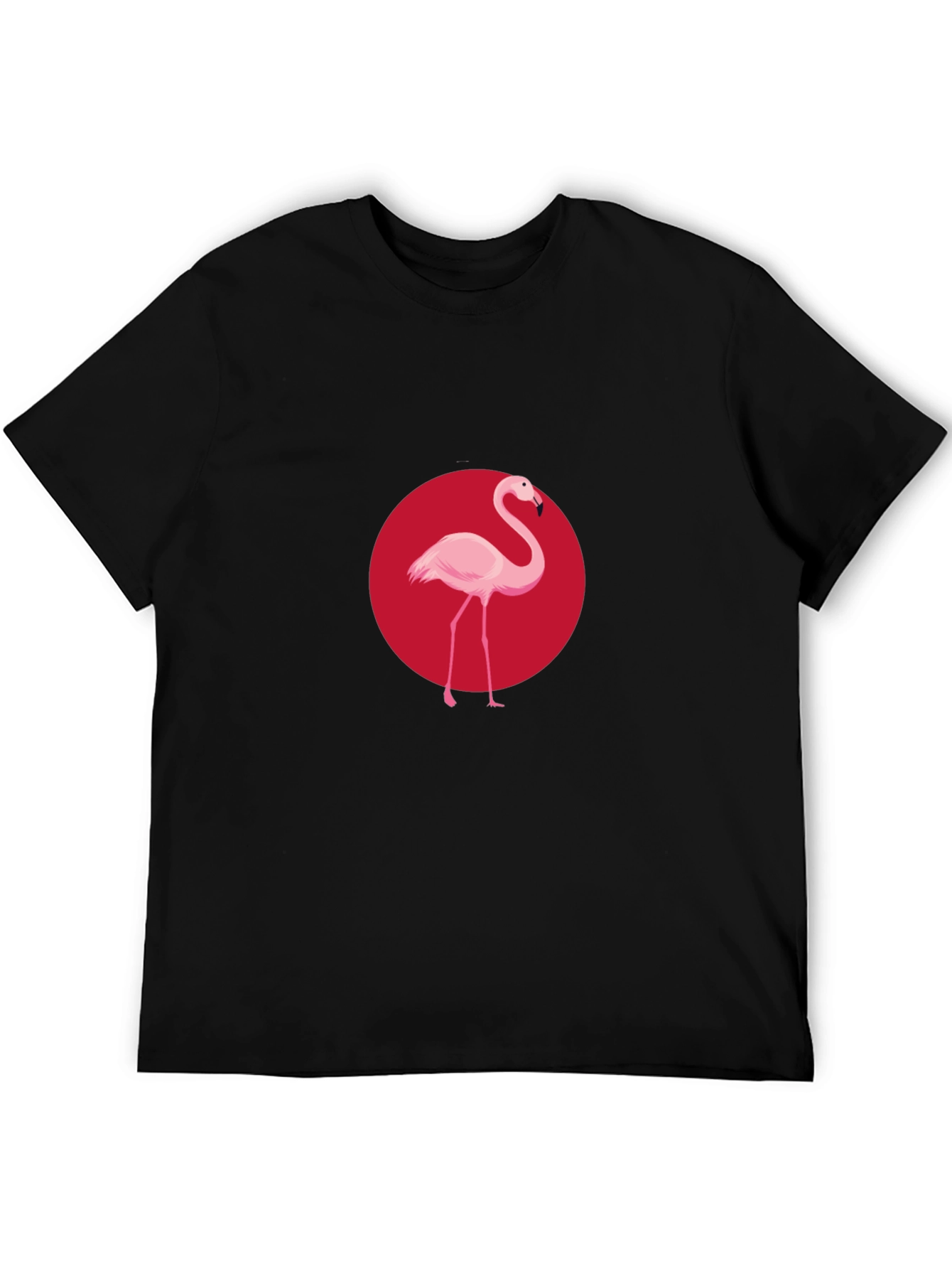 Flamingo Graphic Black T-Shirt