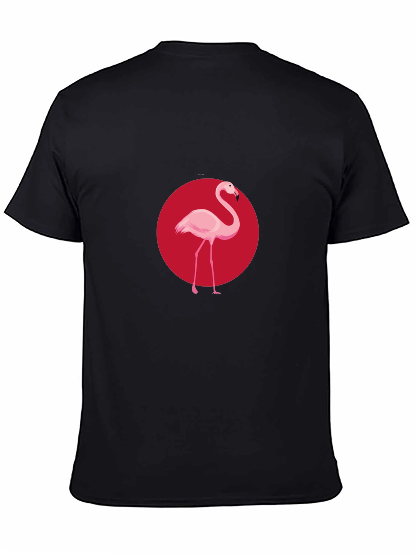 Flamingo Graphic Black T-Shirt