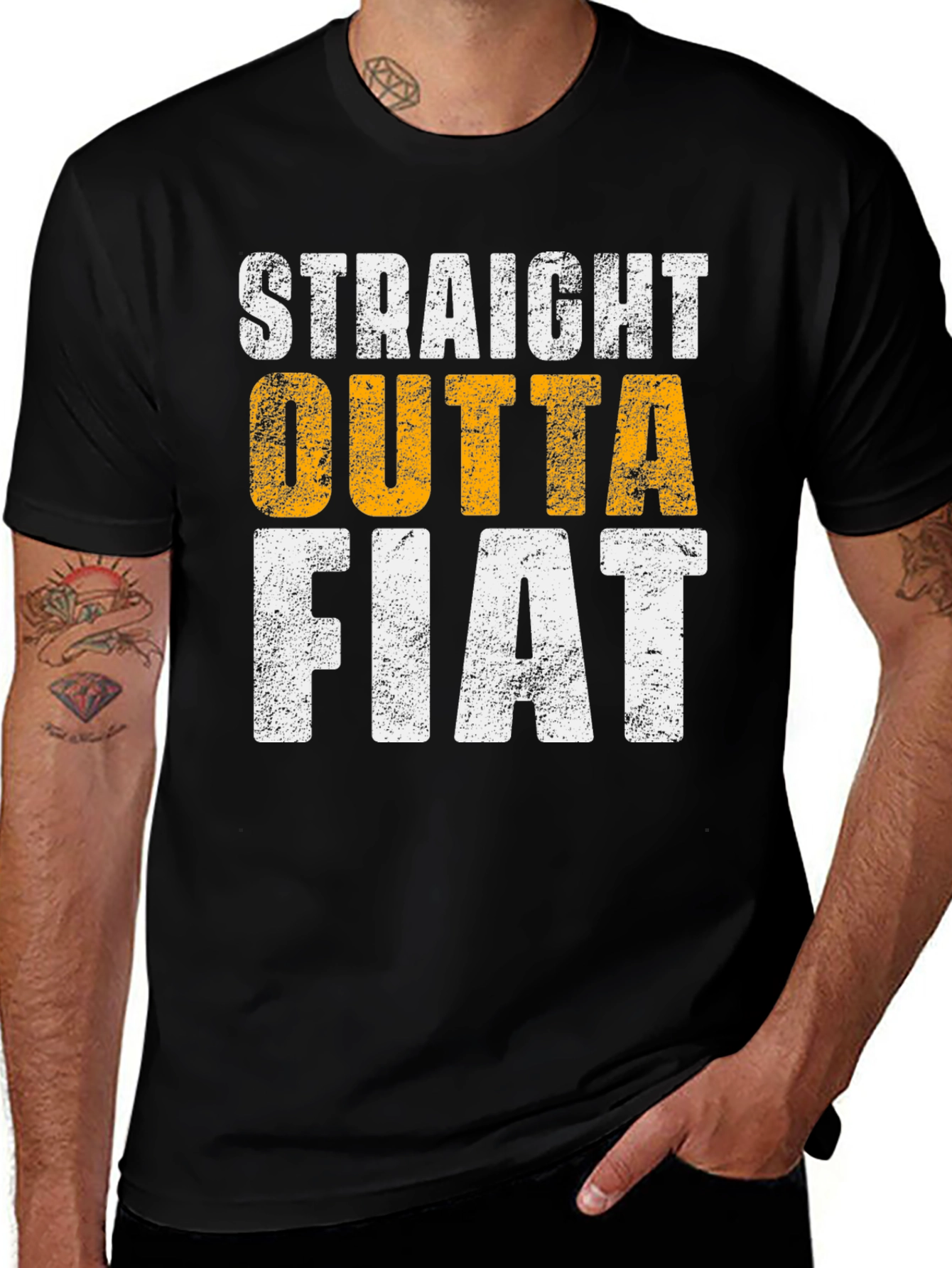 Straight Outta Fiat Graphic T-Shirt