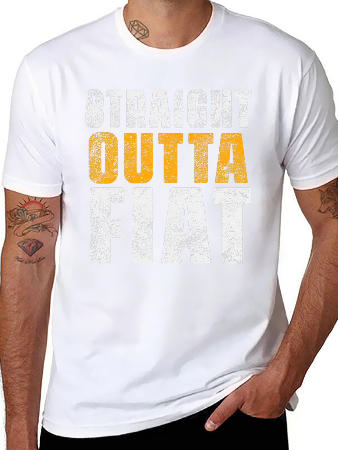 Straight Outta Fiat Graphic T-Shirt