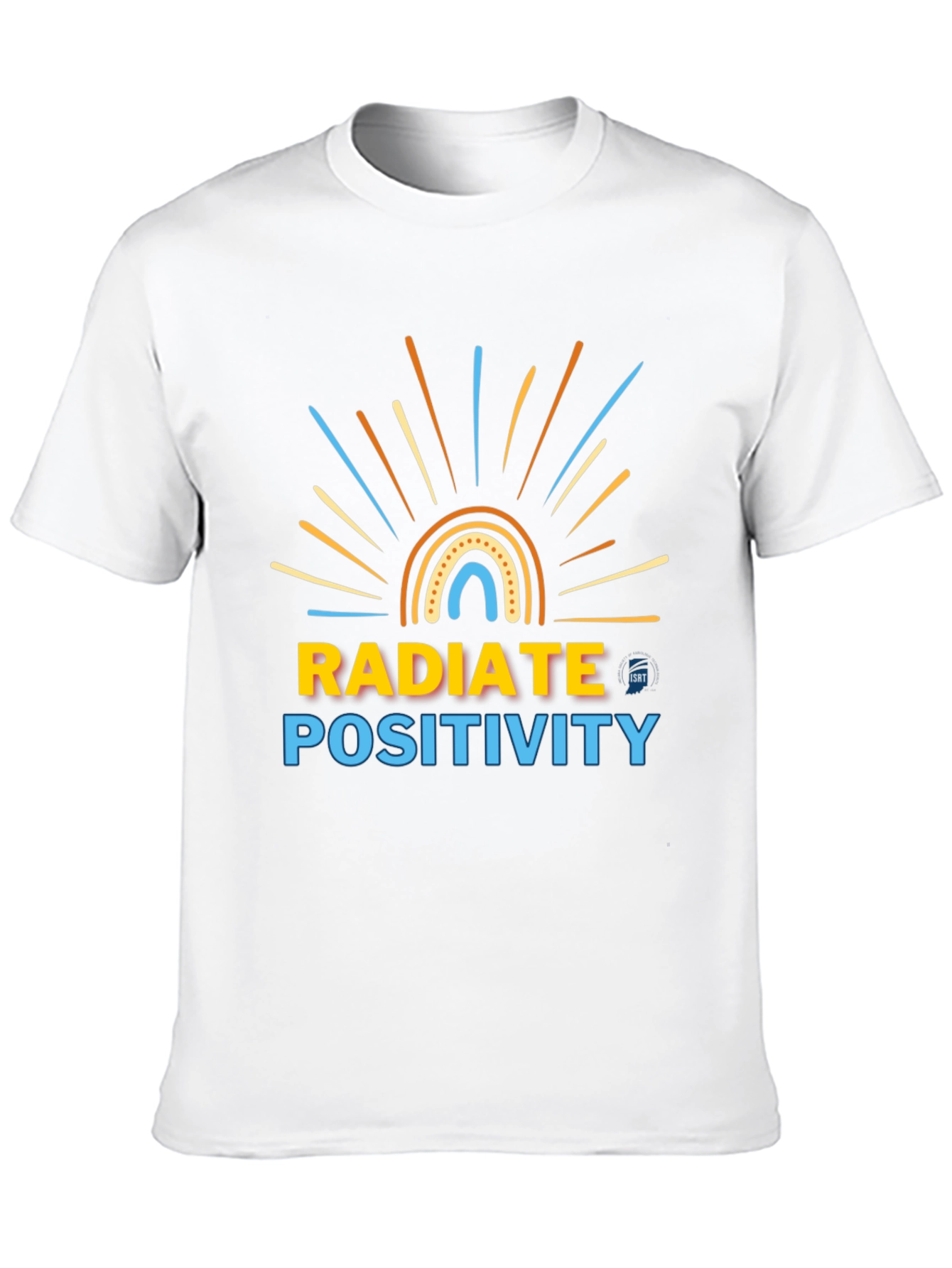 Radiate Positivity Graphic Tee - Inspiring Design