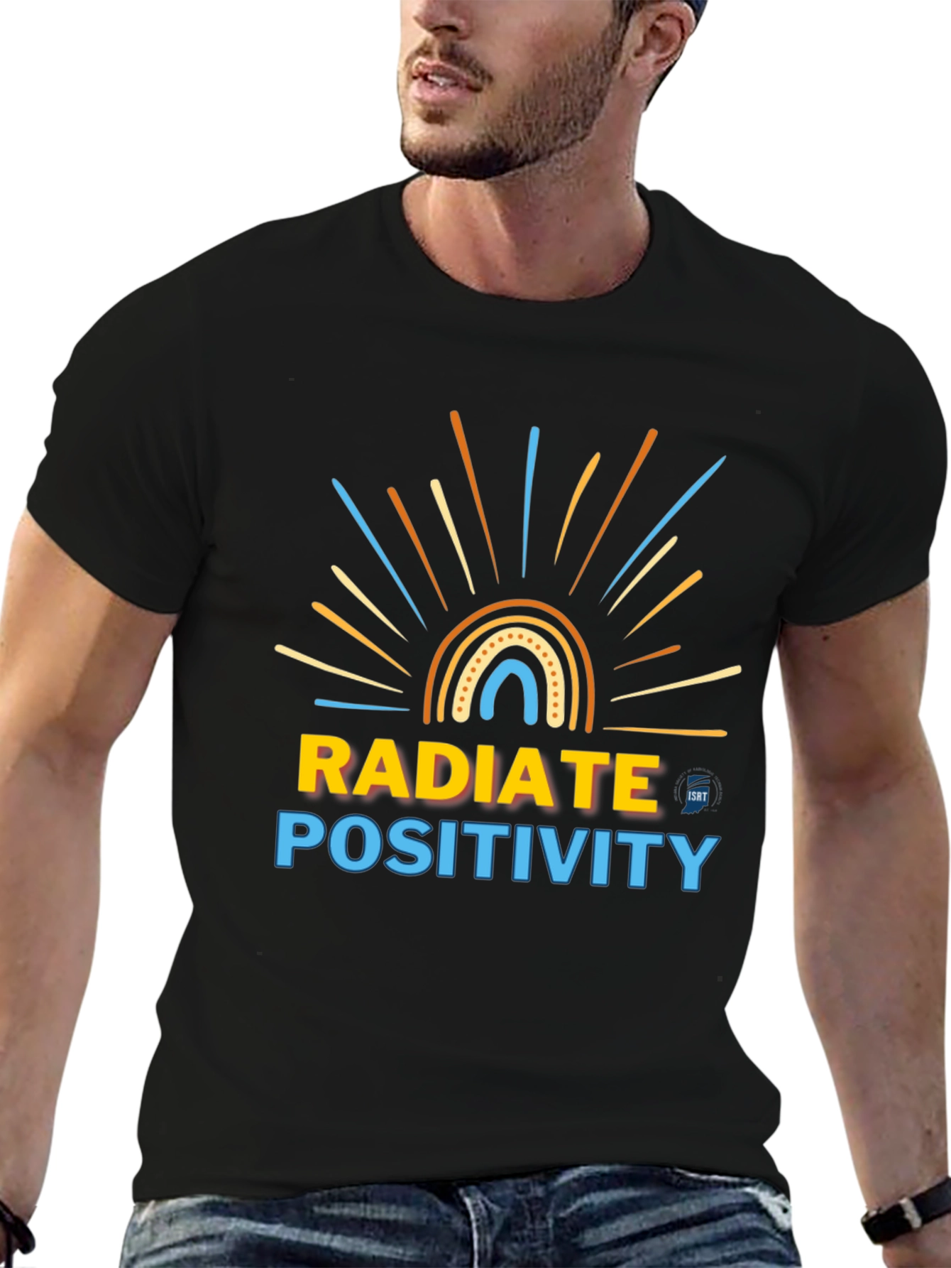 Radiate Positivity Graphic Tee - Inspiring Design