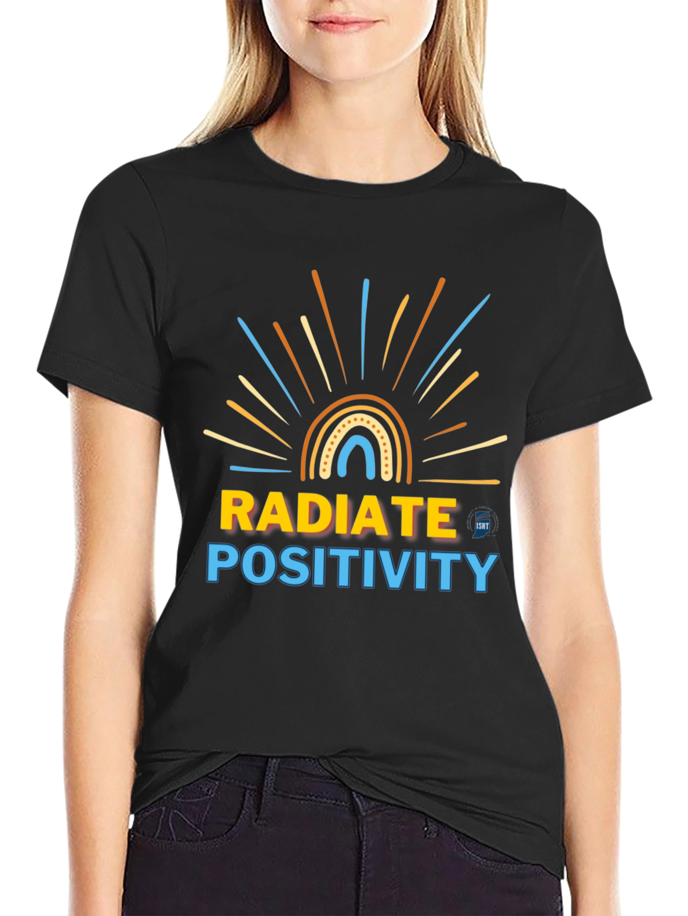 Radiate Positivity Graphic Tee - Inspiring Design