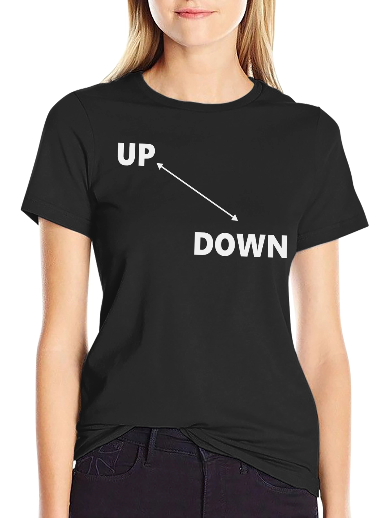 Up Down Arrow Graphic T-Shirt