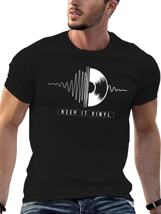 Keep it Vinyl Graphic T-Shirt - Music Lover Tee