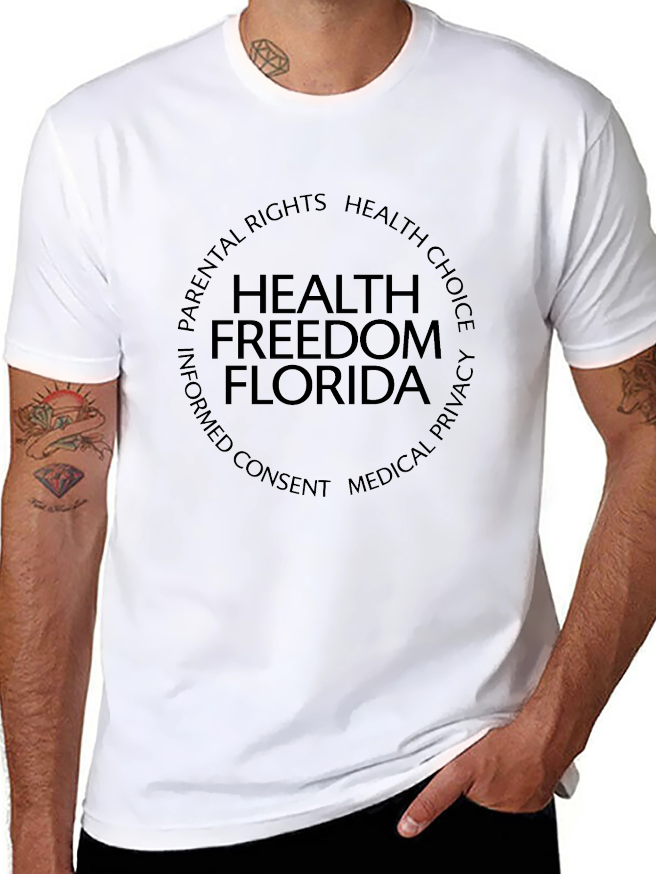 Health Freedom Florida T-Shirt Black