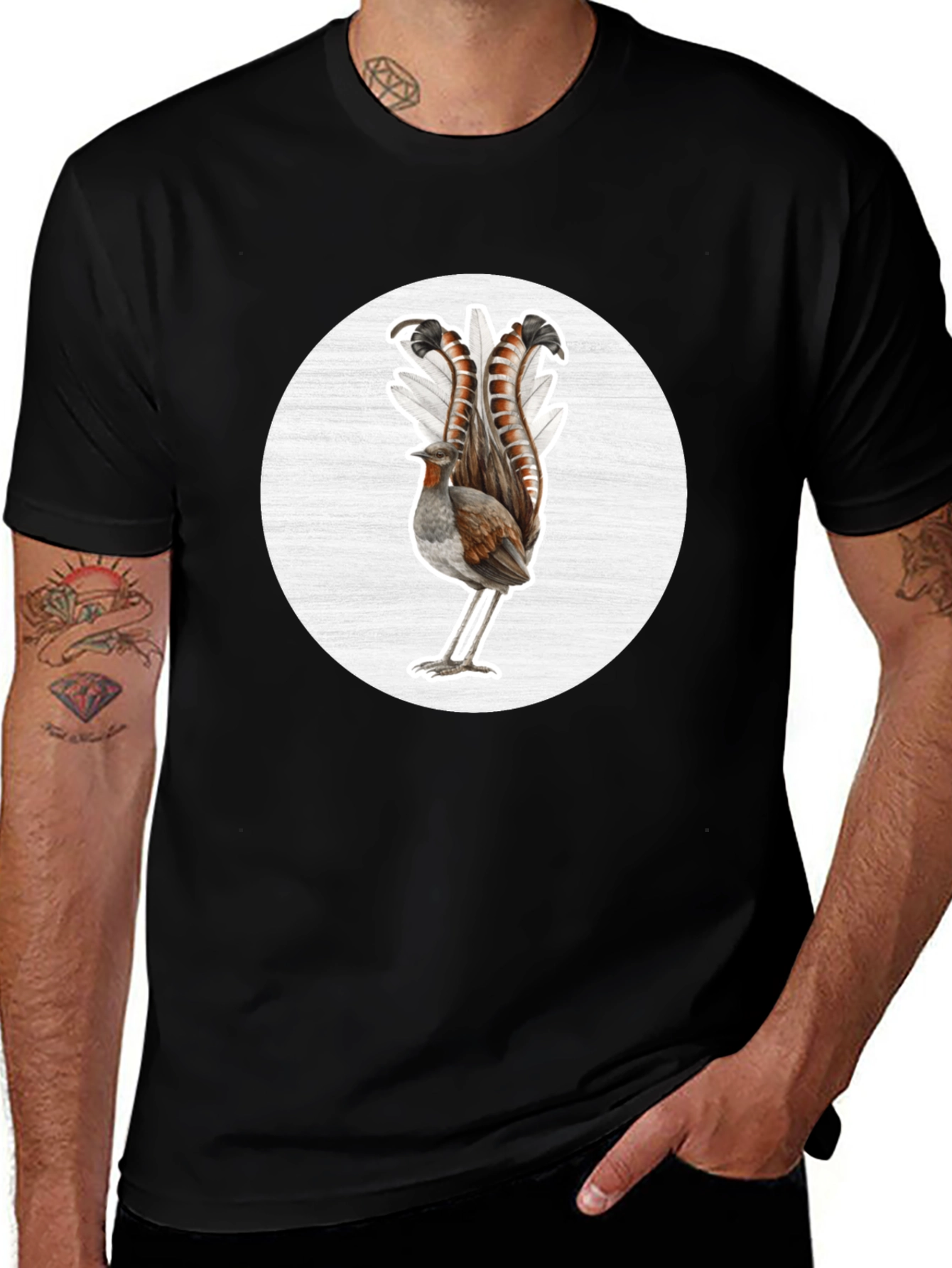 Bird Graphic Tee - Unique Wildlife Design