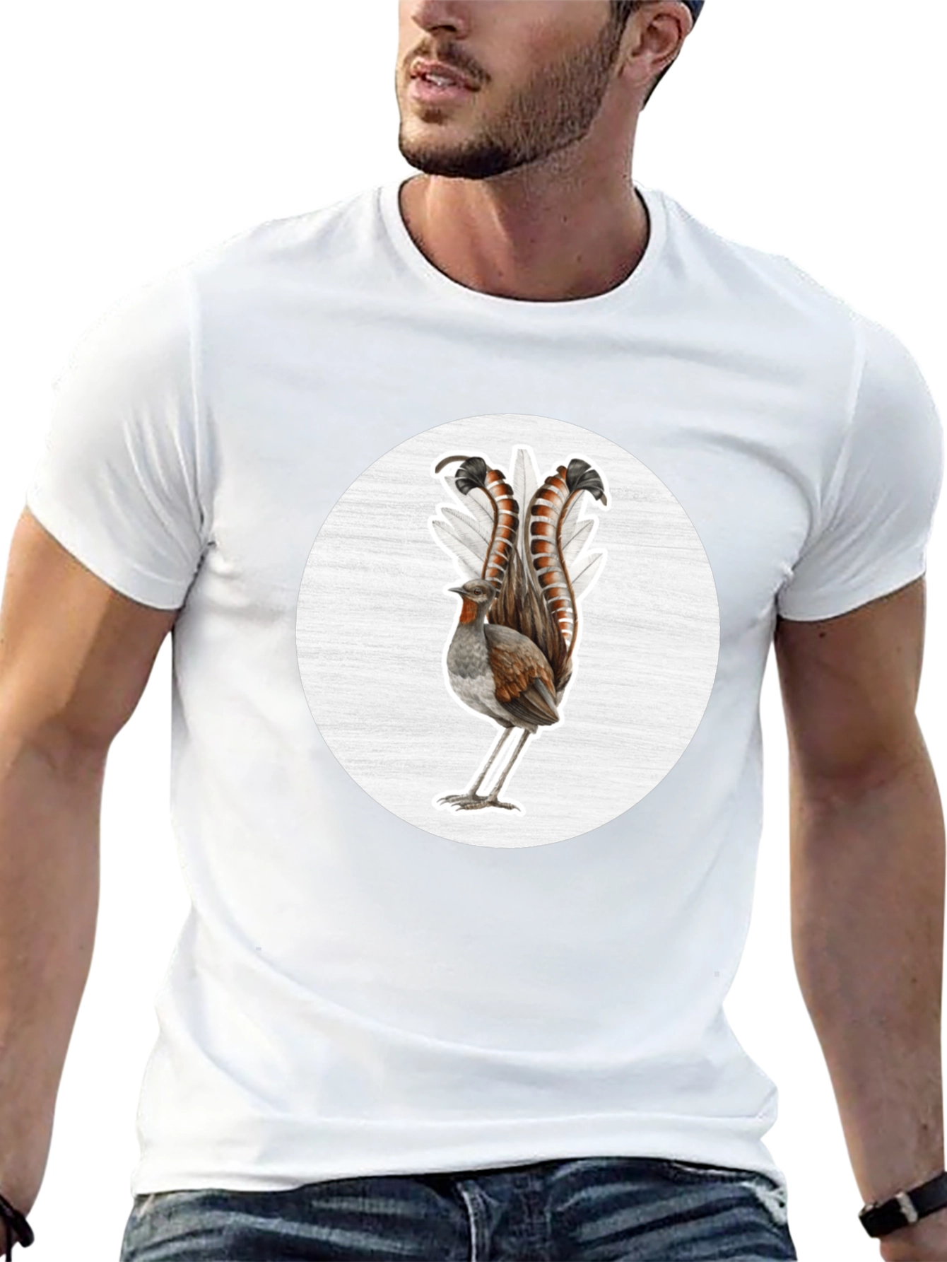 Bird Graphic Tee - Unique Wildlife Design