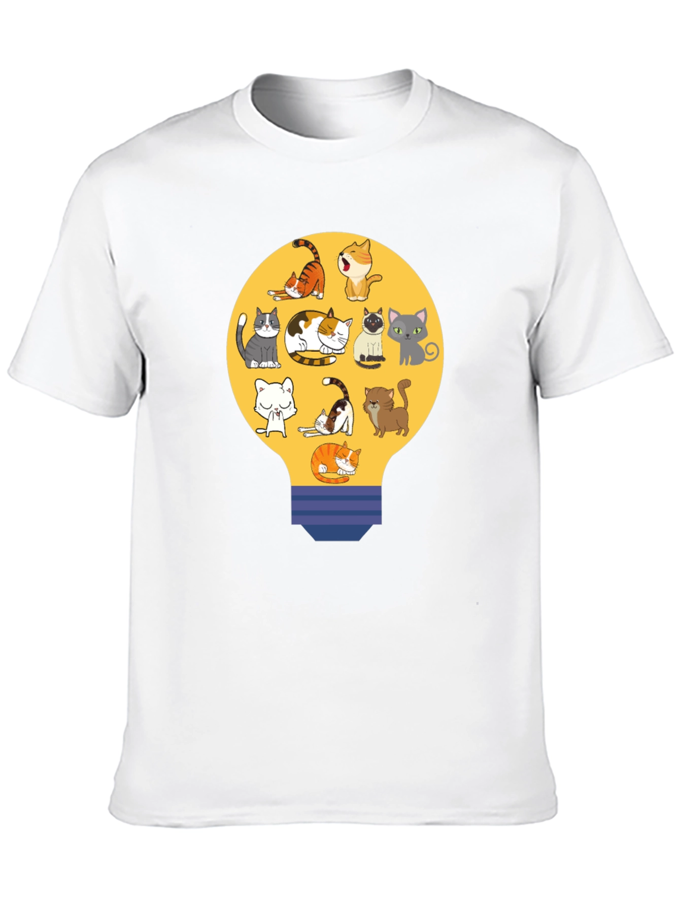 Cats in Light Bulb T-Shirt