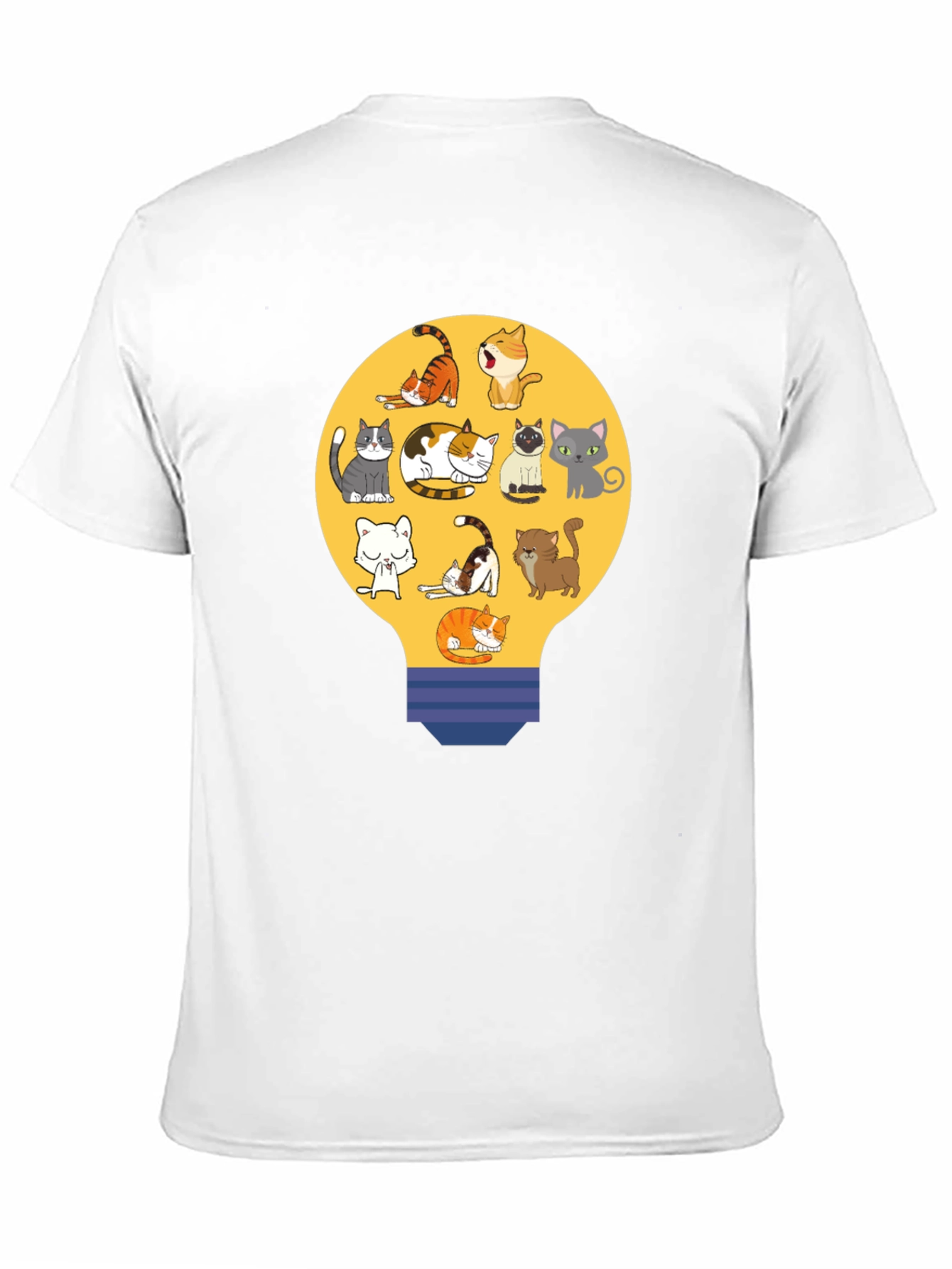 Cats in Light Bulb T-Shirt