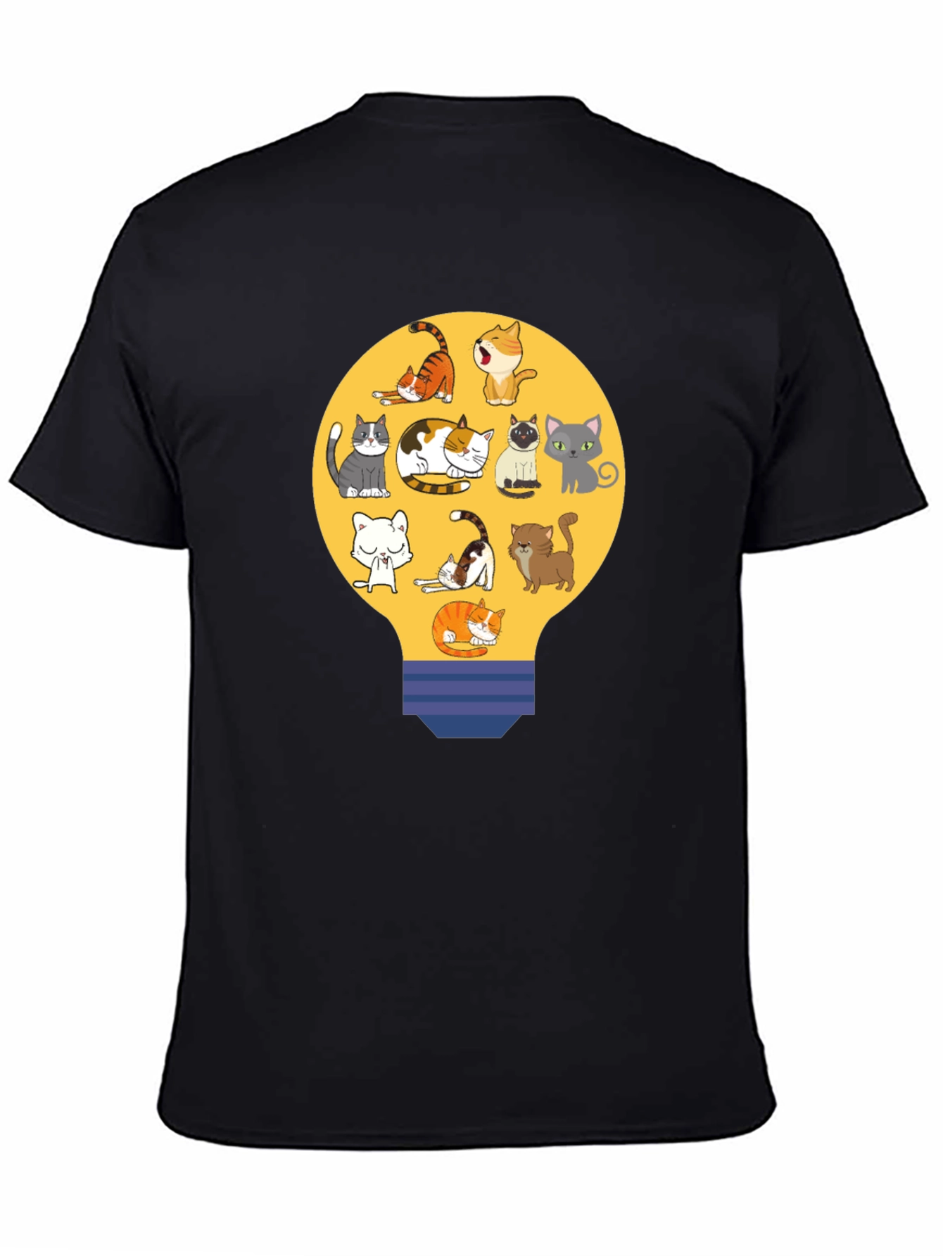 Cats in Light Bulb T-Shirt