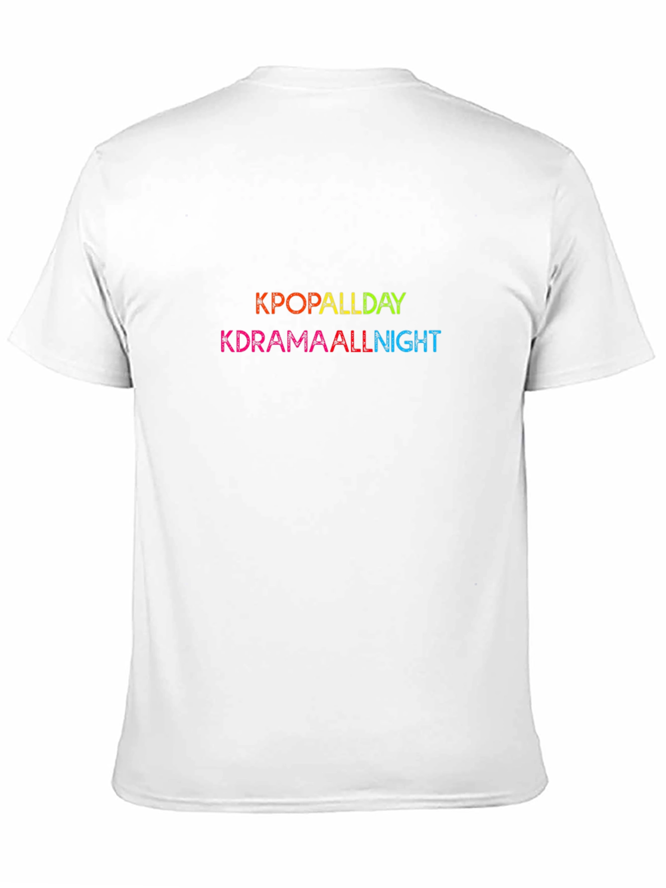 Kpop Allday Kdrama Allnight Black T-Shirt
