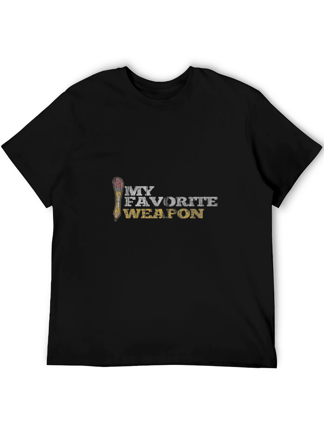 My Favorite Weapon Graphic T-Shirt - Black