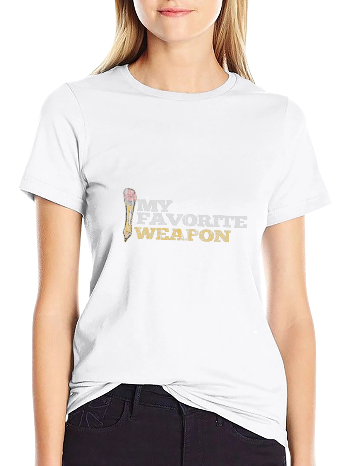 My Favorite Weapon Graphic T-Shirt - Black