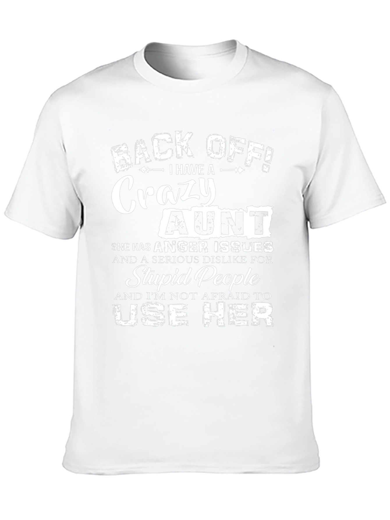 Back Off! Crazy Aunt Graphic Tee