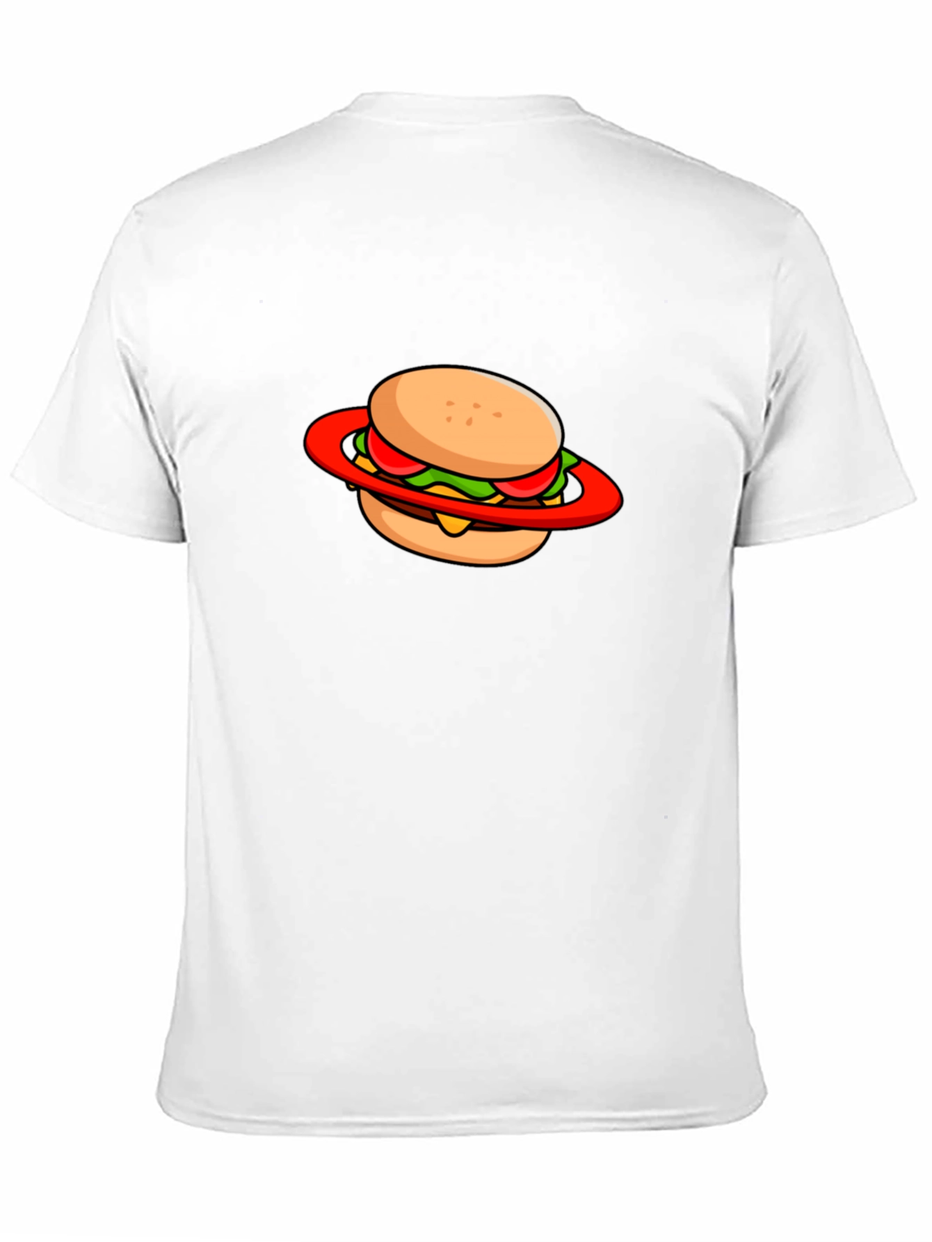 Burger Planet Graphic Tee - Black Cotton Blend