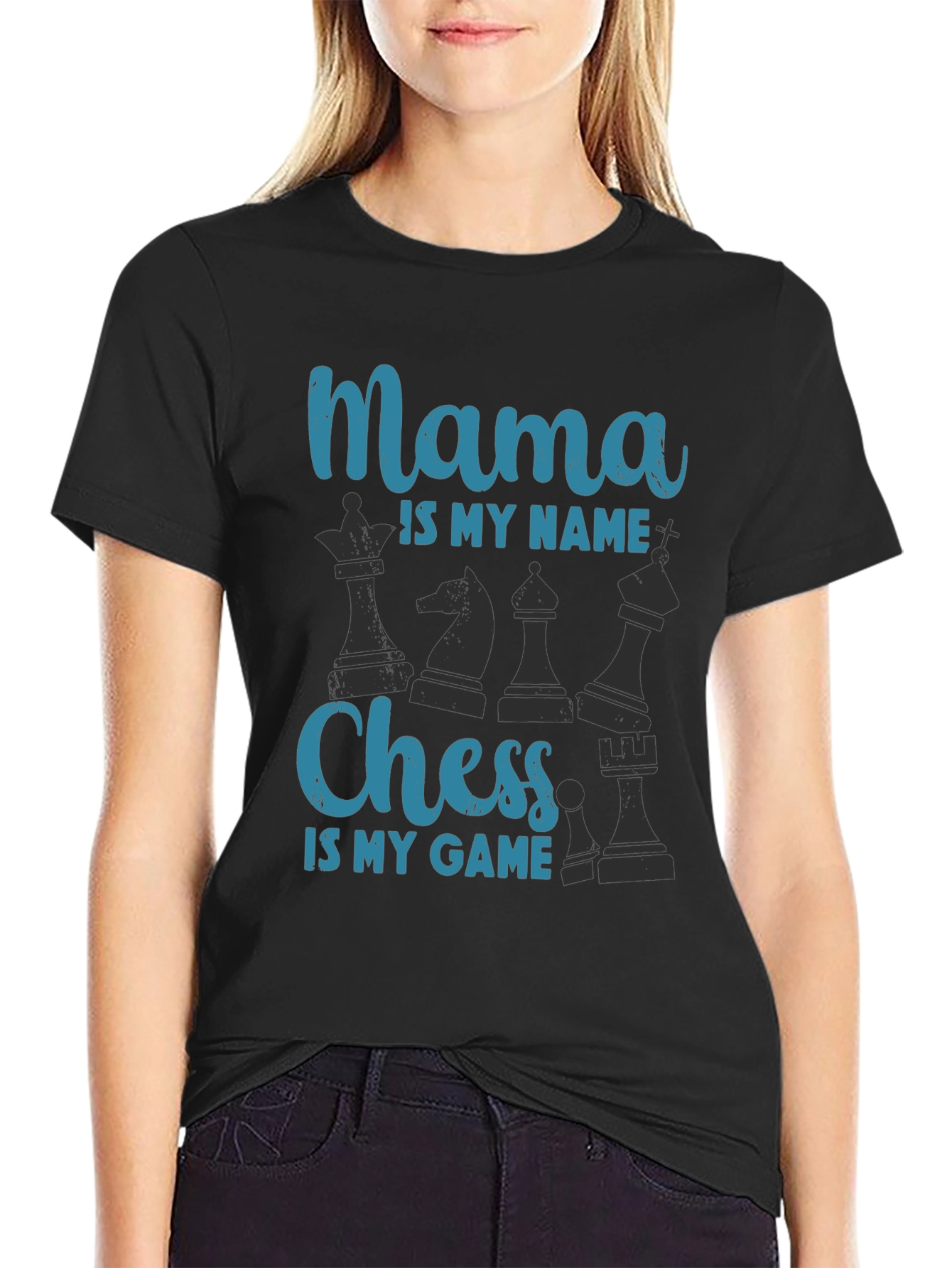 Mama Chess T-Shirt - Chess Lover Tee