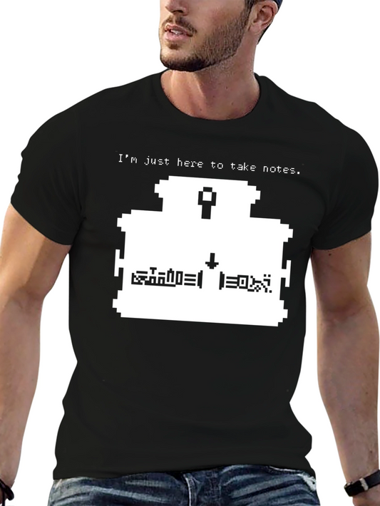 Retro Pixel T-Shirt - Im Just Here to Take Notes