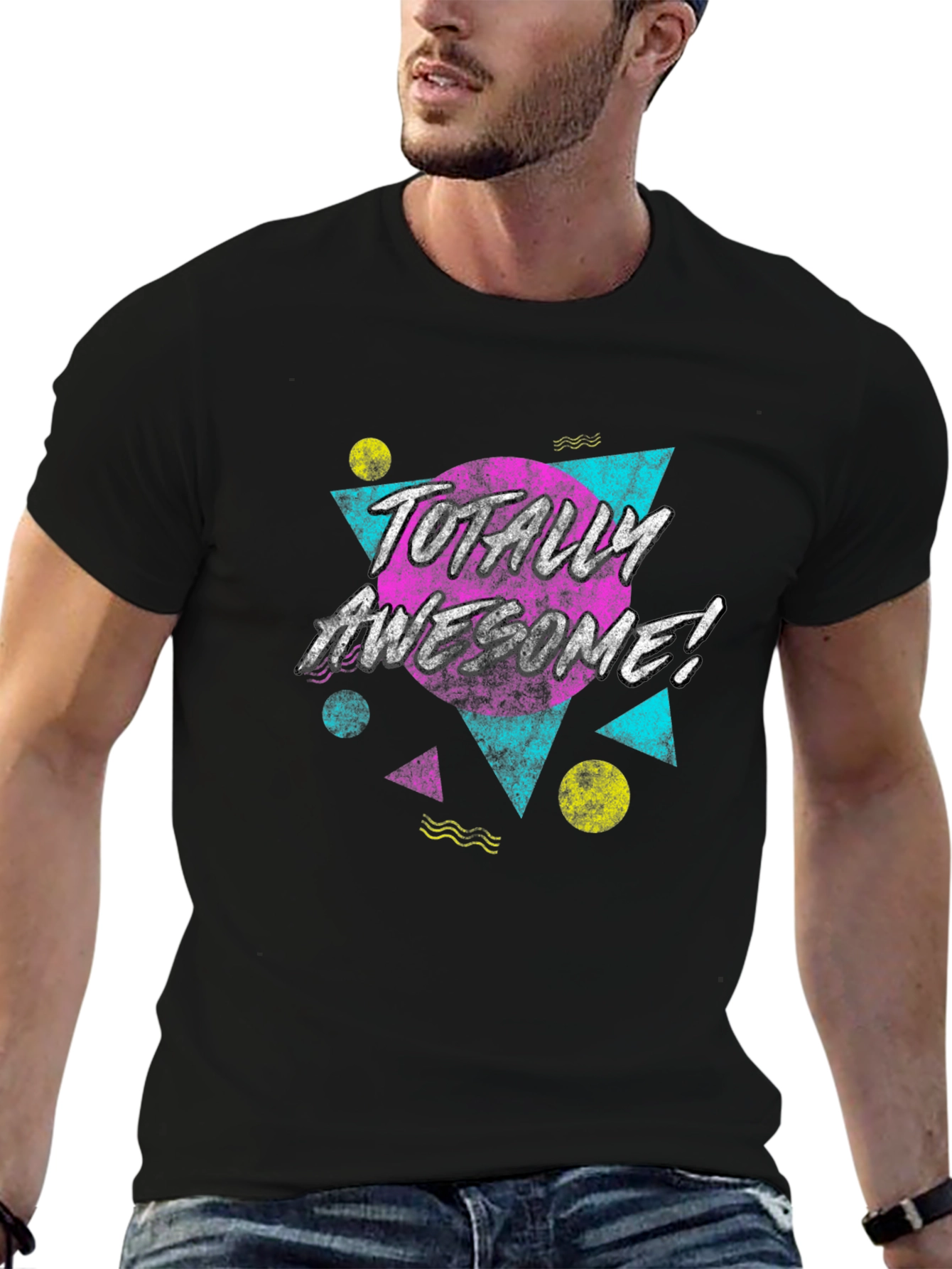 Totally Awesome Retro Graphic T-Shirt