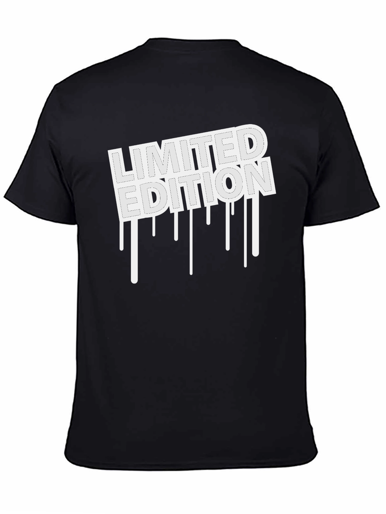 Limited Edition Graphic Tee - Black Casual Shirt